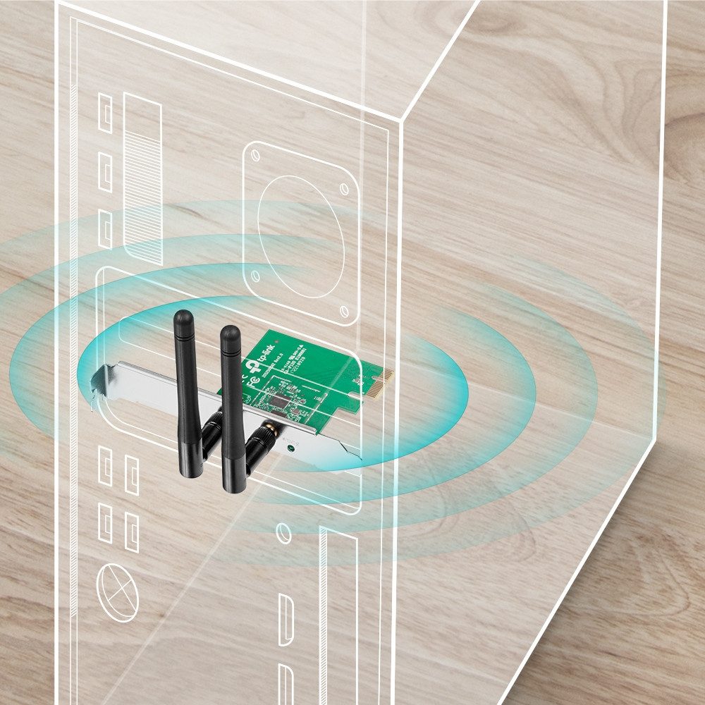 tp-link TL-WN881ND 300Mbps WLAN N PCI-Express Netzwerkadap Smart-Home-Steuerelement