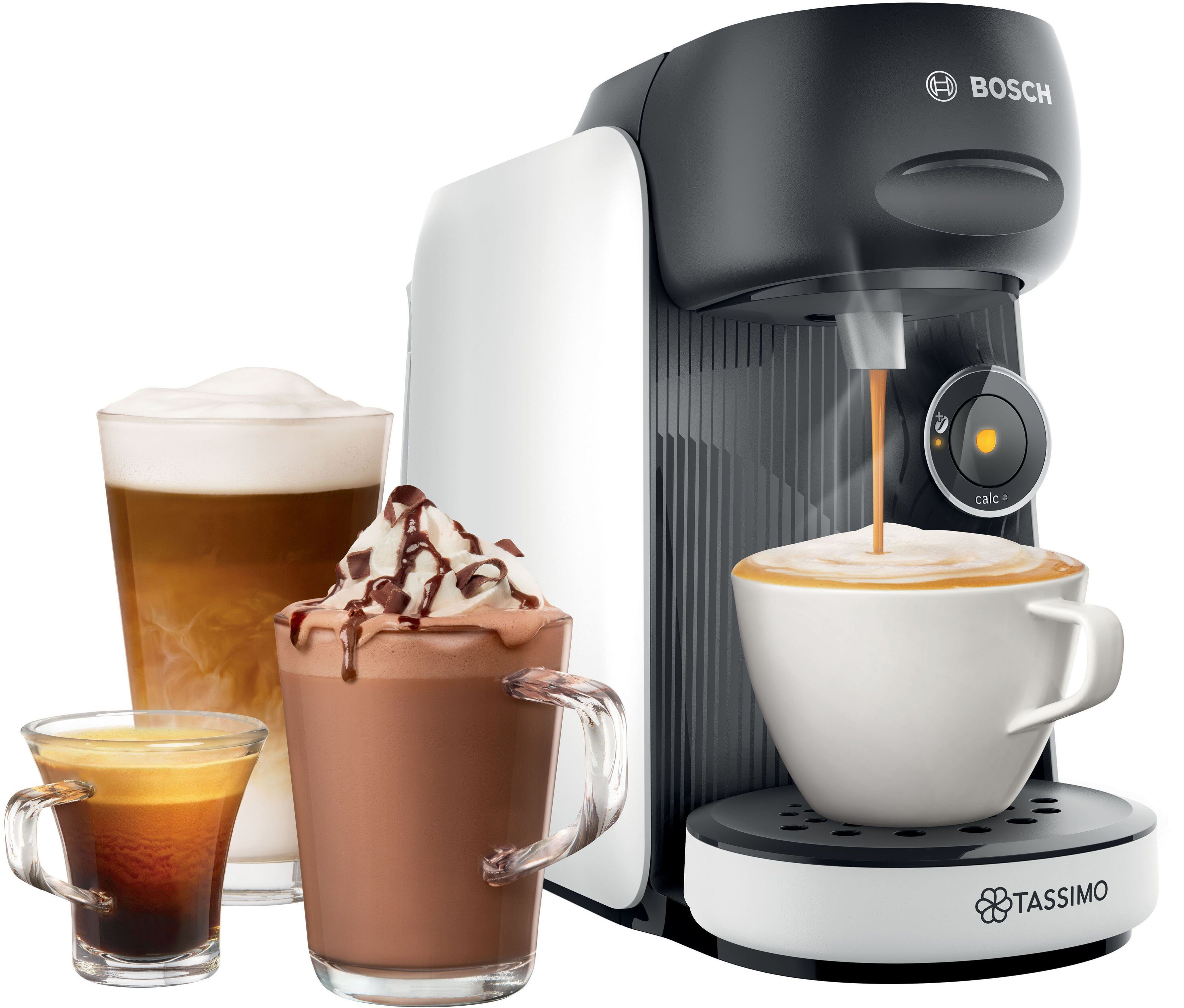 TASSIMO Kapselmaschine FINESSE TAS16B4, 1400 W, geeignet für alle Tassen, mehr Intensität per Knopfdruck