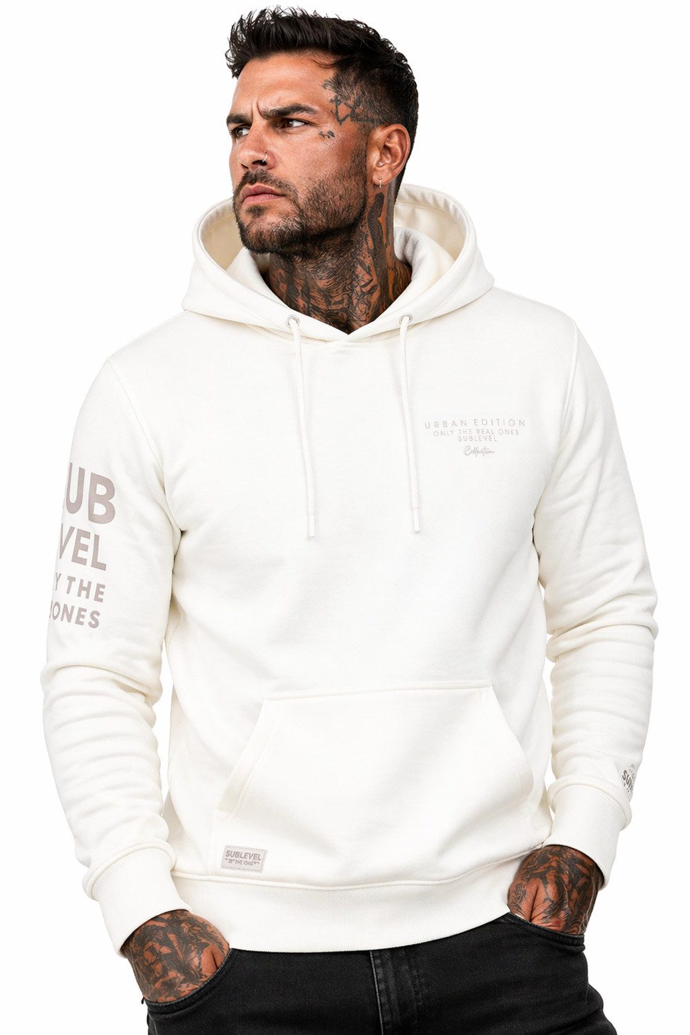 SUBLEVEL Kapuzenpullover Herren Zipper Hoody Jacke Pullover Hoodie Super Soft S-XXL Perfekte Passform Hochwertige Verarbeitung, Angenehm weich & bequem