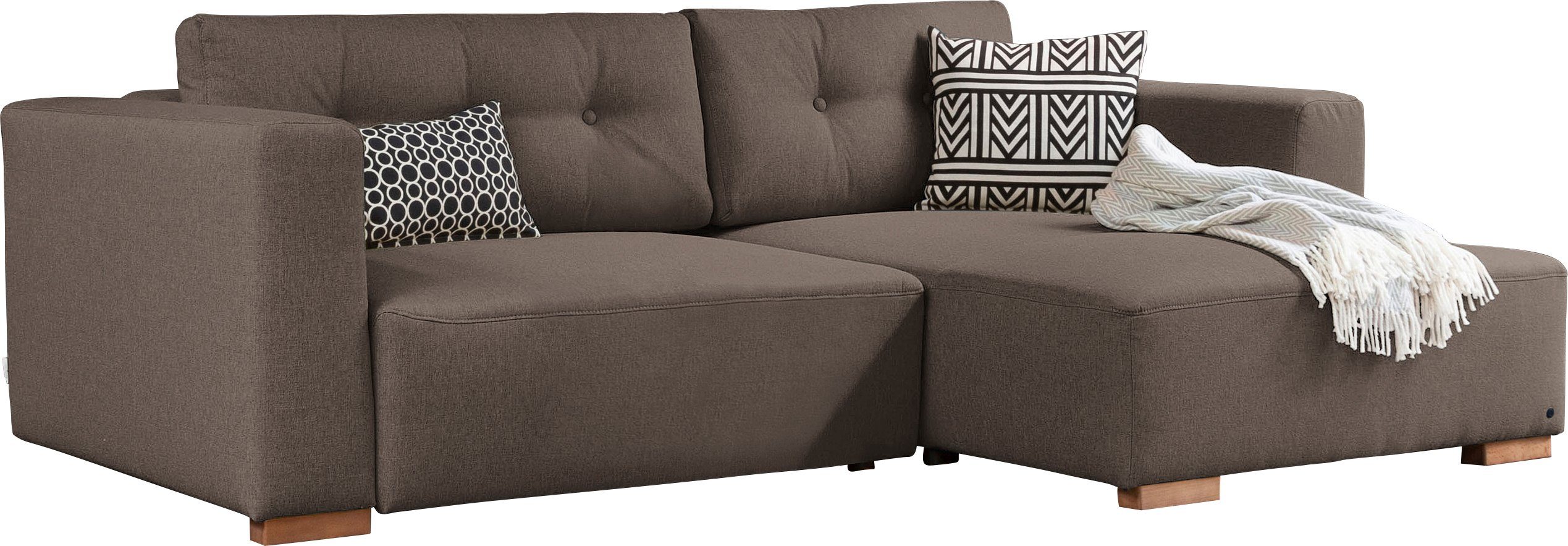 TOM TAILOR HOME Ecksofa Bettfunktion mit der CHIC Bettkasten S, & aus COLLECTION, HEAVEN COLORS wahlweise