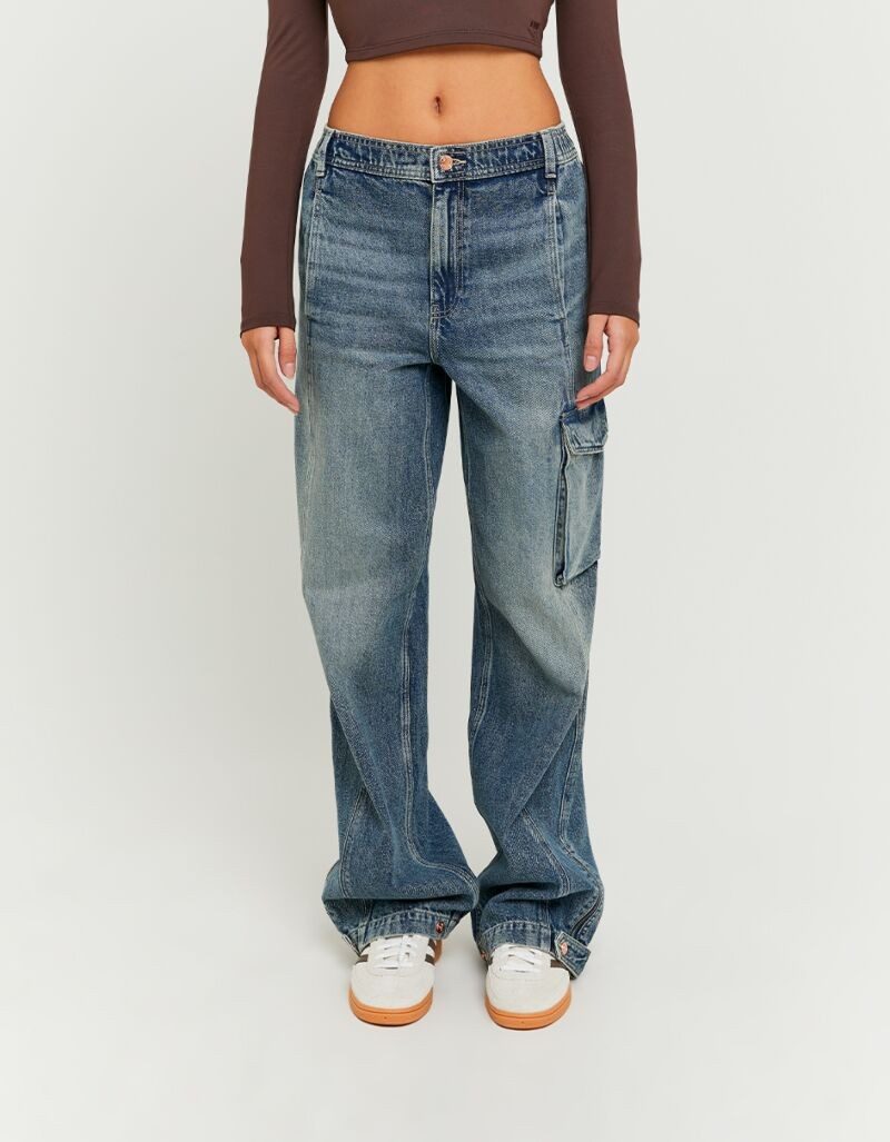 Tally Weijl Cargojeans SPADEGINNA Baumwolle, baggy