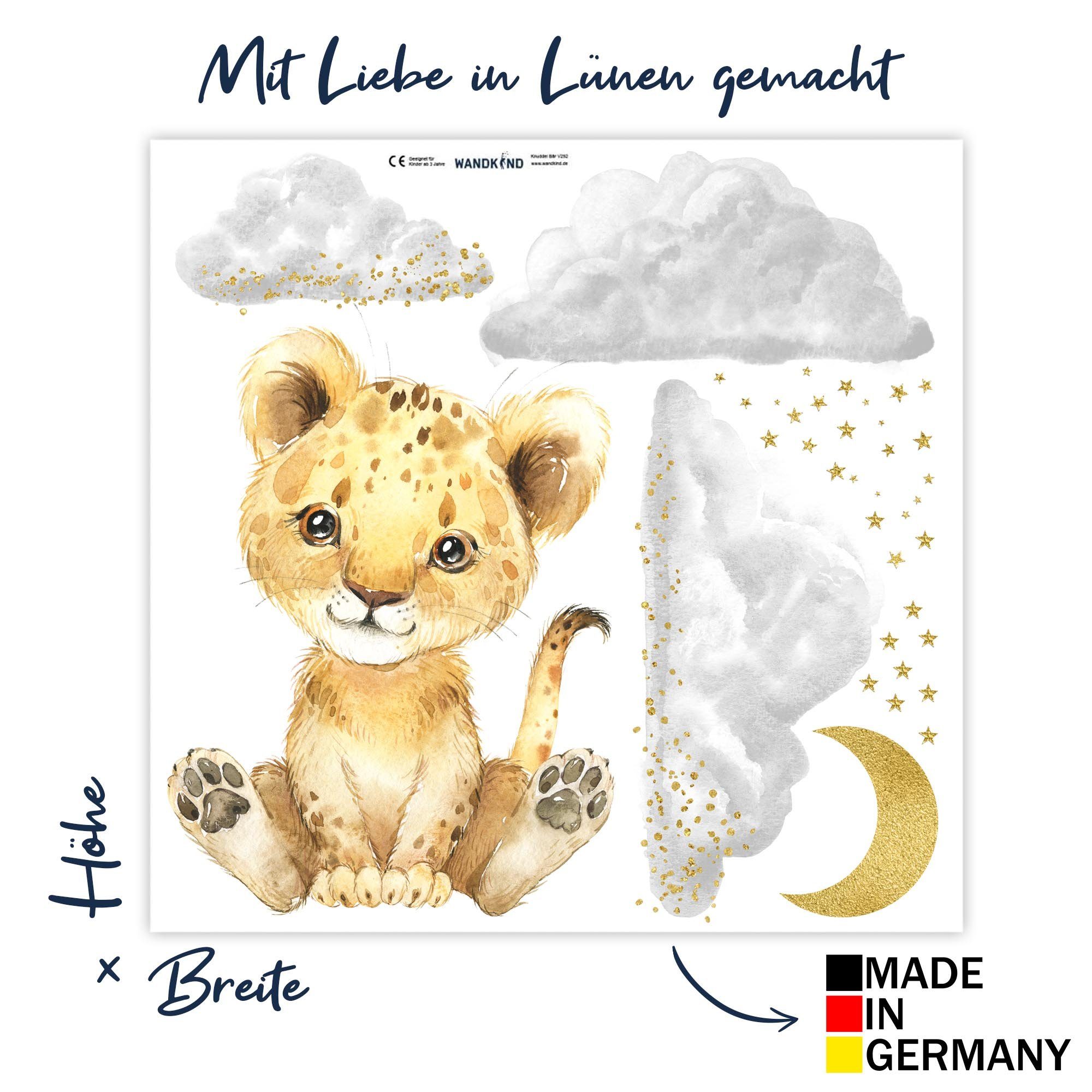 WANDKIND Wandtattoo Löwe auf der Wolke günstig online kaufen