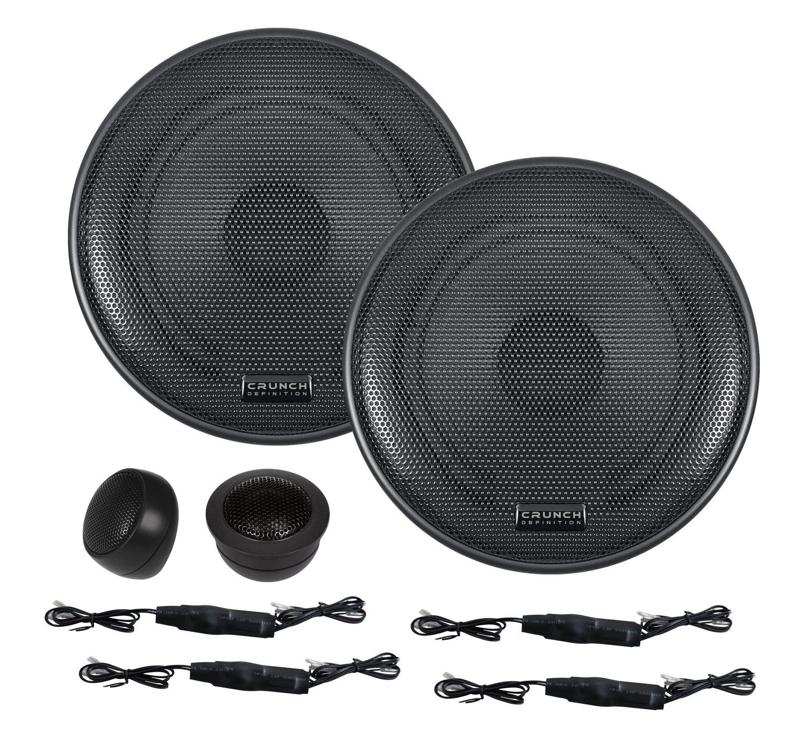 Crunch DSX5.2E (5.25) Lautsprecher Komponenten-System super flach Auto-Lautsprecher (80 W)