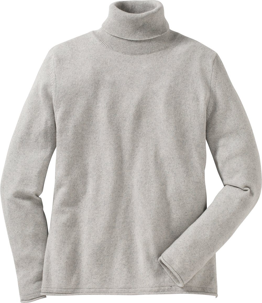 Emilia Parker Rollkragenpullover natürliche Wärmeregulierung