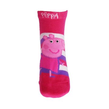 Peppa Pig Kurzsocken Peppa Wutz Sussie kurze Kinder Socken 2er Pack Gr. 27 bis 34