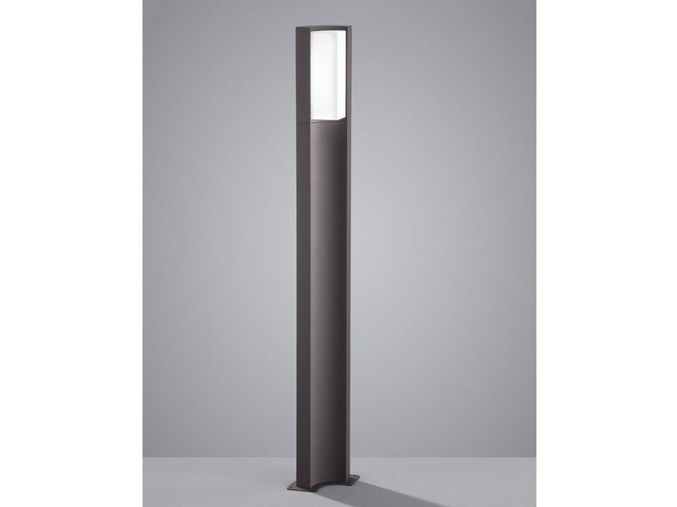 TRIO LED Pollerleuchte, LED fest integriert, Warmweiß, Outdoor Stehlampe  Außen Anthrazit Höhe 110cm IP 54