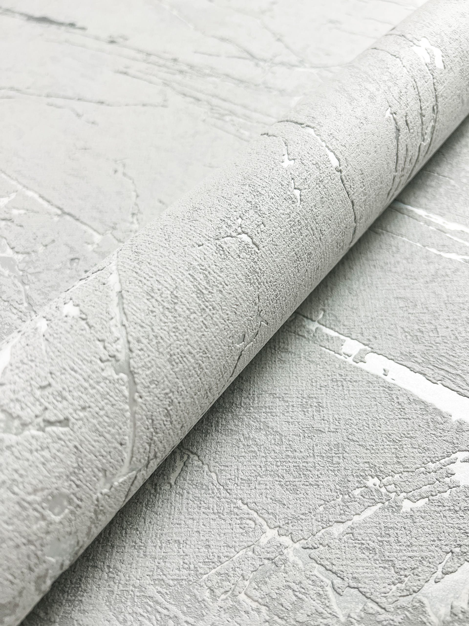 Newroom Vliestapete, Grau Tapete Modern Marmor günstig online kaufen