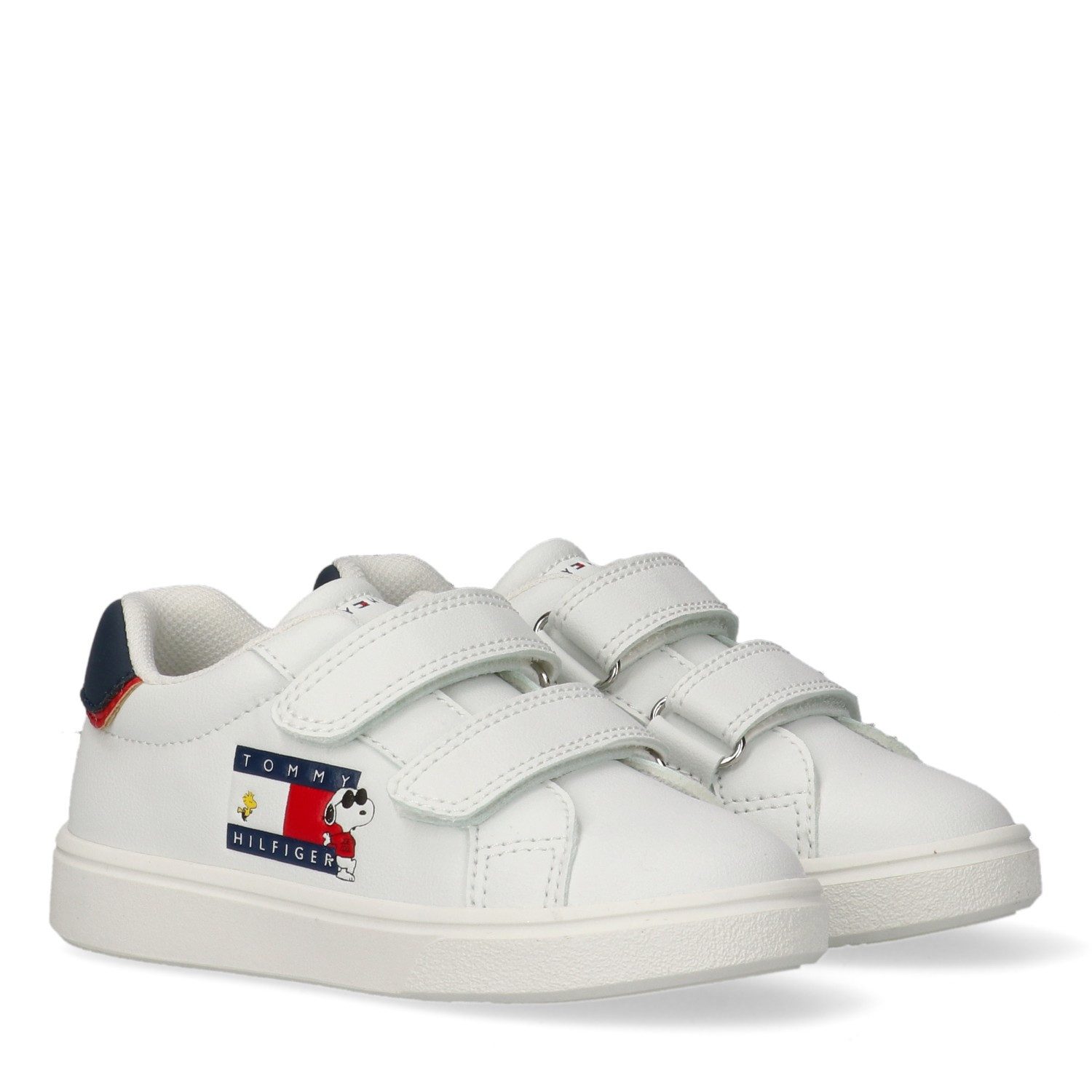 Tommy Hilfiger Sneaker Klett-Sneaker, Freizeitschuh mit Snoopy-Motiv