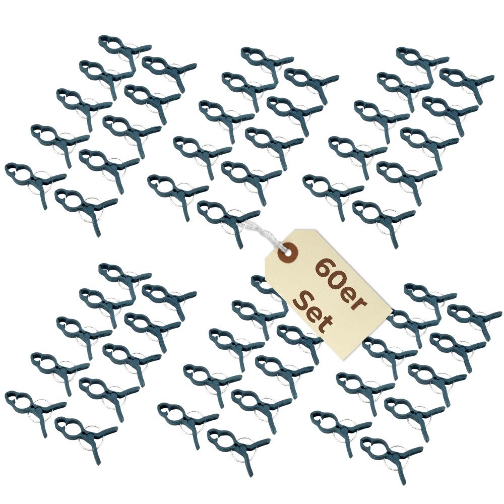 GarPet 6er Set 10 St.Pflanzen Clips Set Pflanzenhalter Krawatten Rankhilfe Pflanzschnur