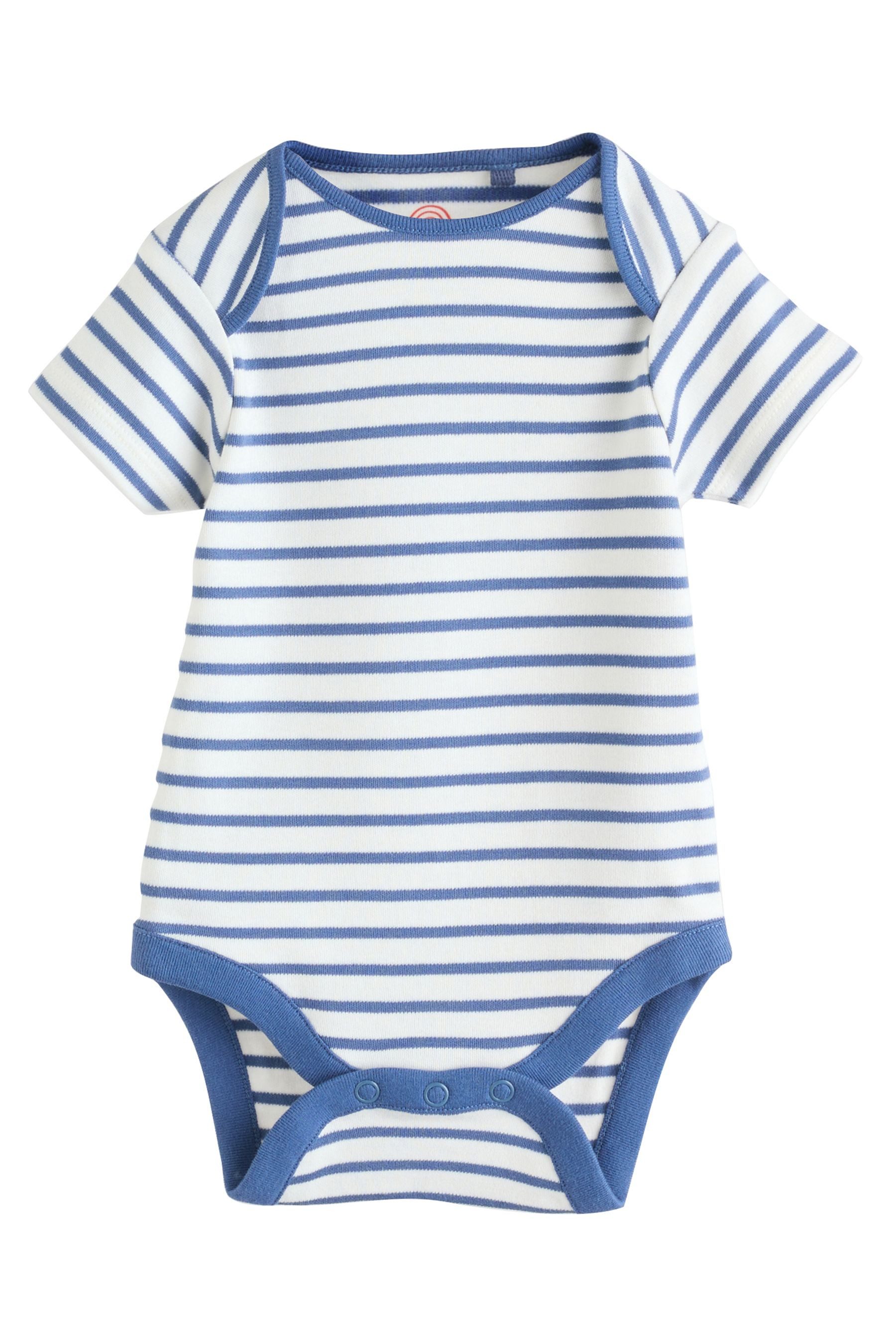 Next Kurzarmbody Kurzärmelige Baby Bodysuits im 5er-Pack (5-tlg)