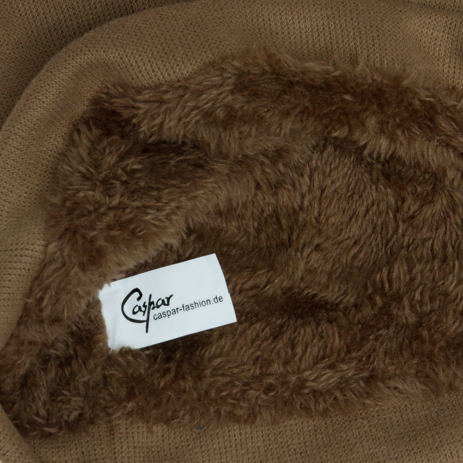Caspar Beanie MU148 warme Feinstrick Mütze Gefüttert