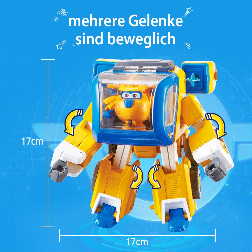 Super Wings Spielzeug-Auto Transformierender Roboteranzug Donnie, günstig online kaufen