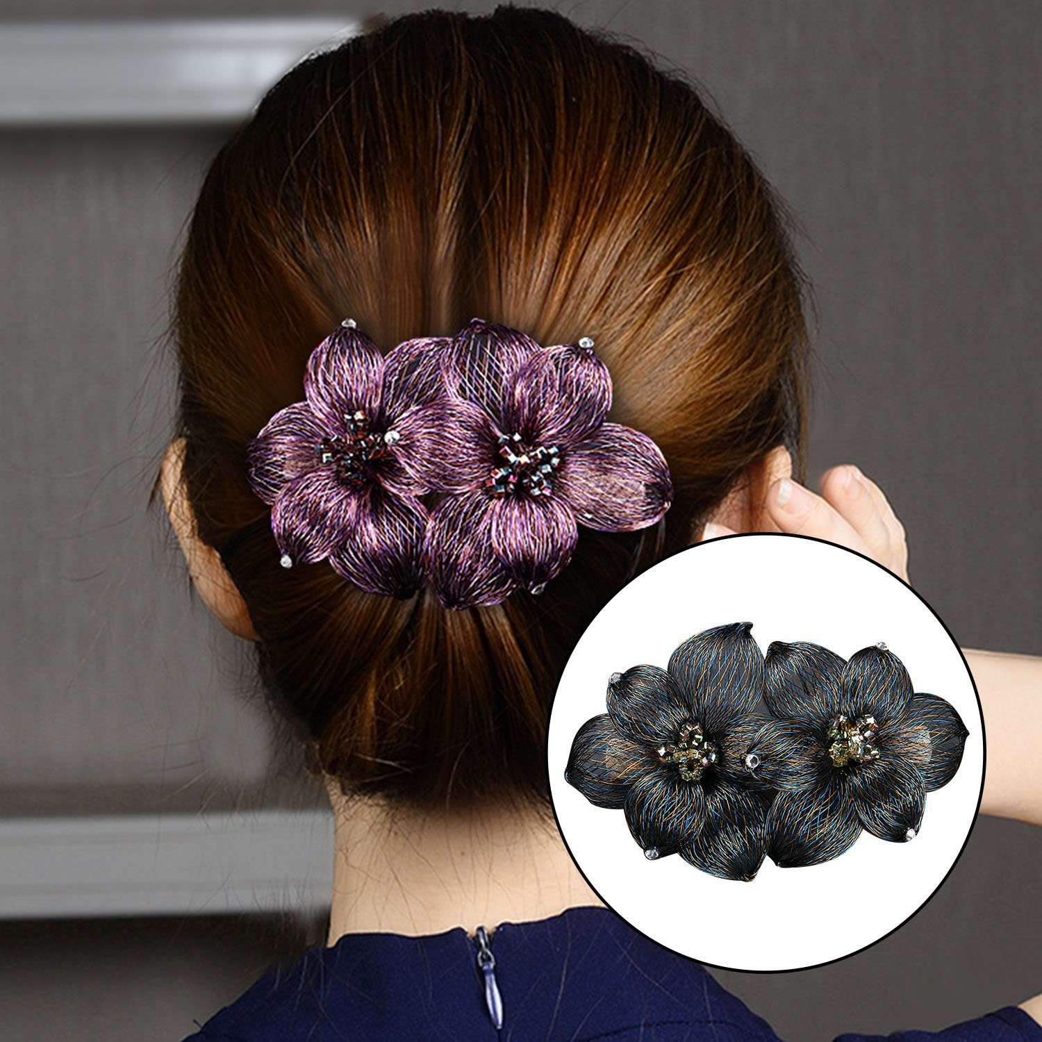 MAGICSHE Haarspange 1 Stück Elegante Haarspangen für Damen Mädchen Blau | Haarspangen
