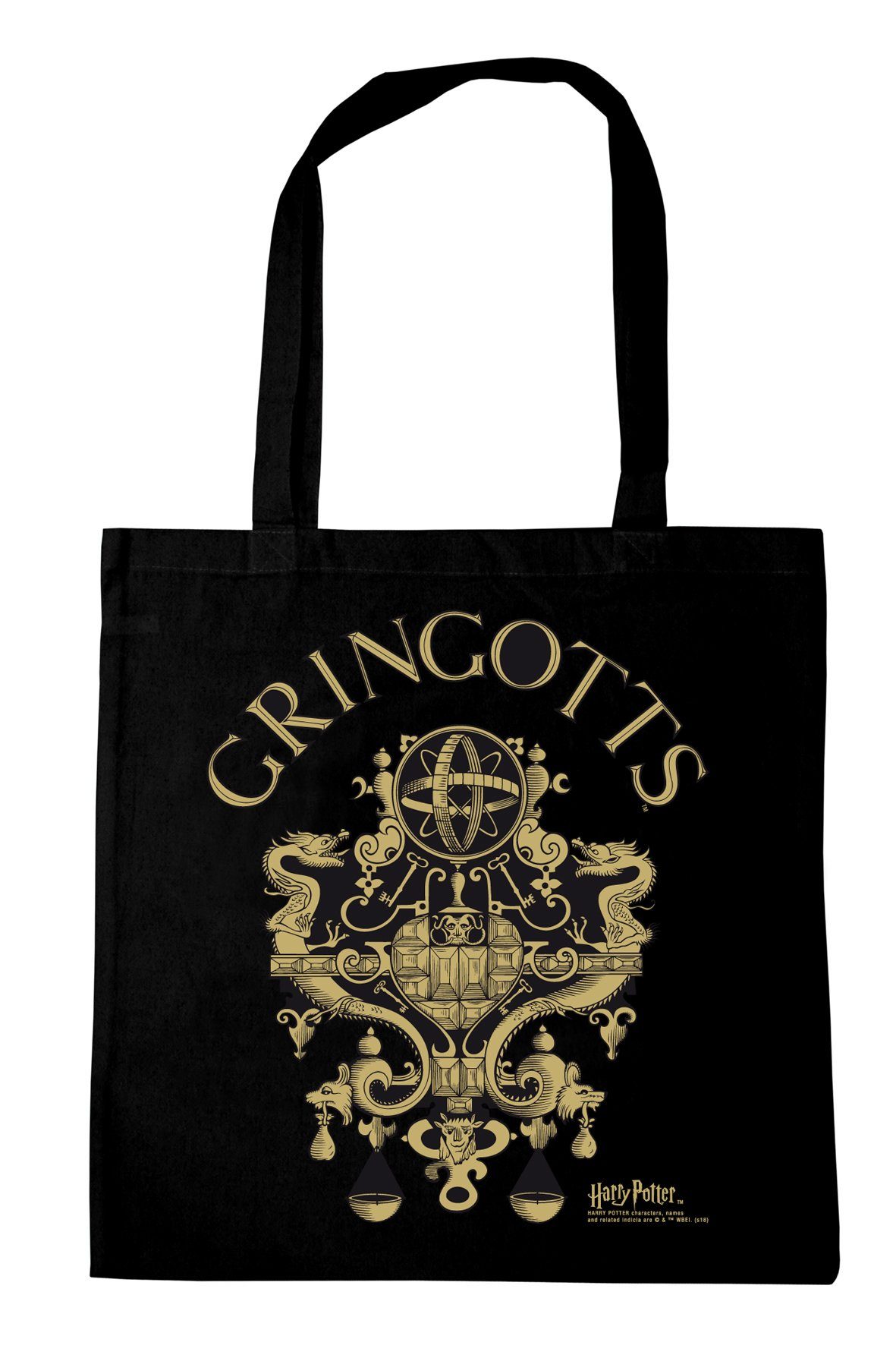 LOGOSHIRT Schultertasche, mit Gringotts-Print