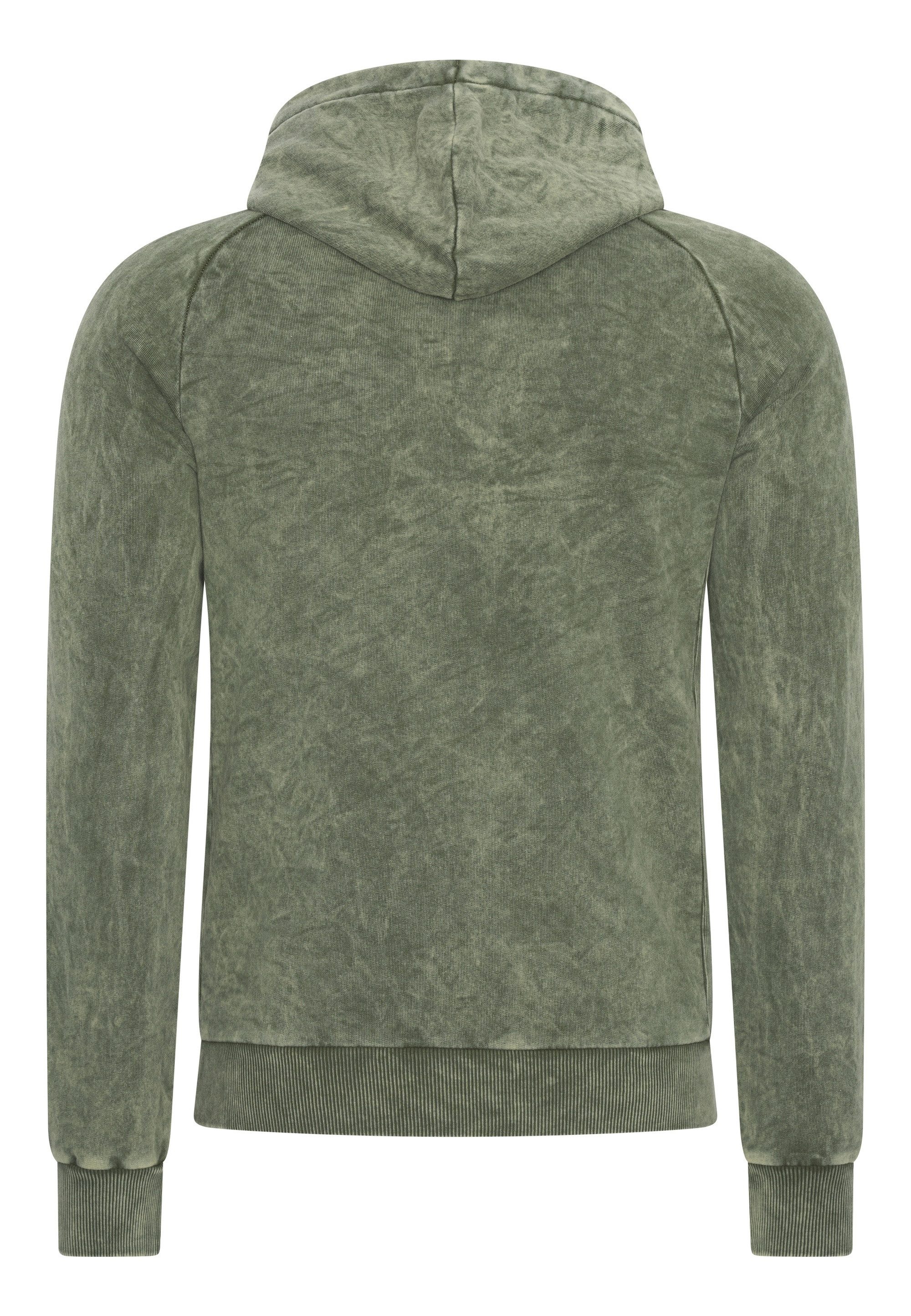 Rusty Neal Kapuzensweatshirt in verwaschenem Design