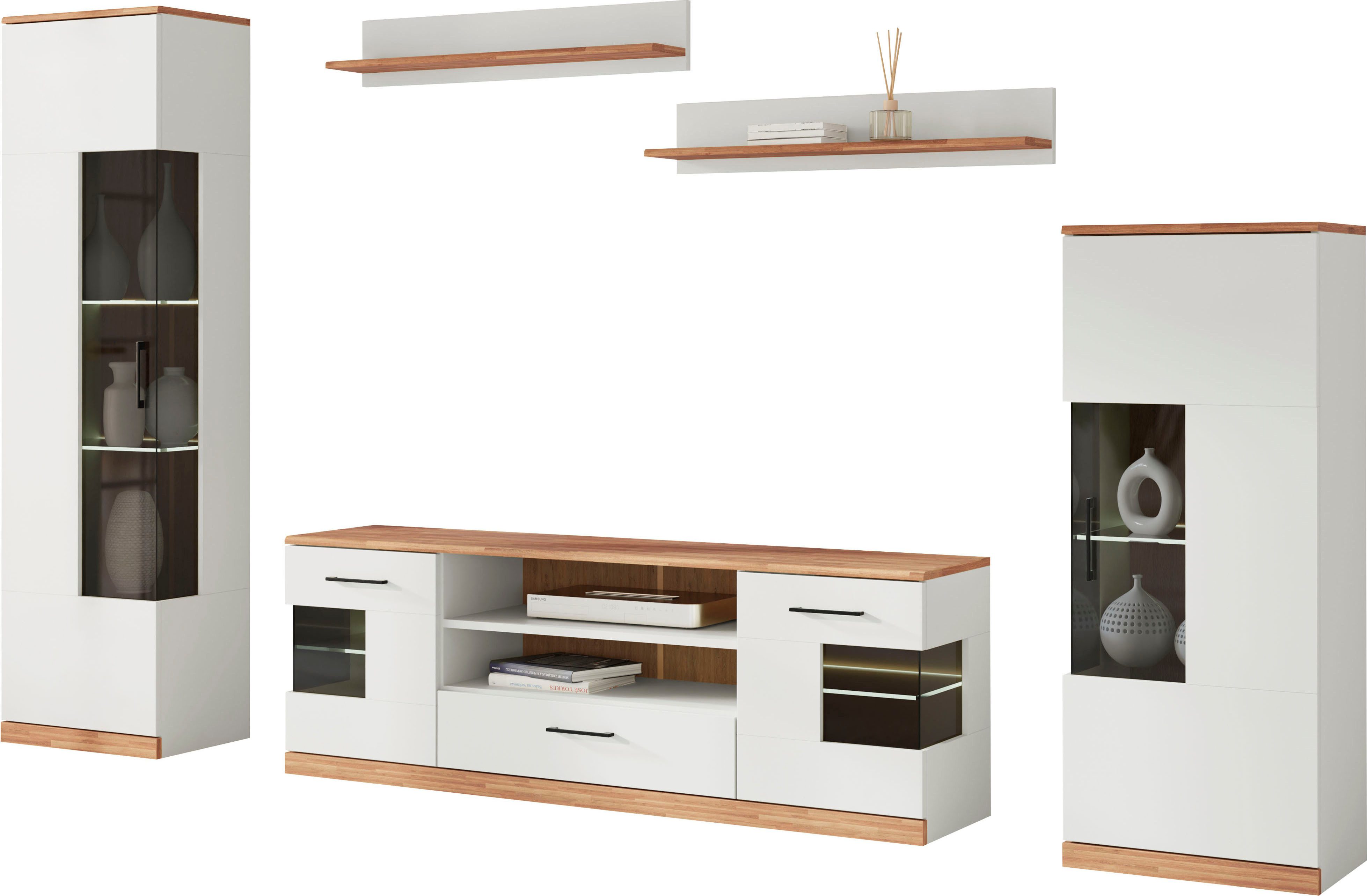 Home affaire Wohnwand Ribe Wohnwand Set-5 günstig online kaufen