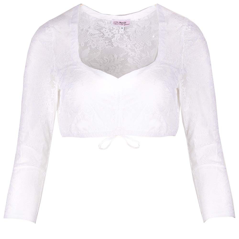 MarJo Dirndlbluse Dirndlbluse Hermine-Levina weiß günstig online kaufen