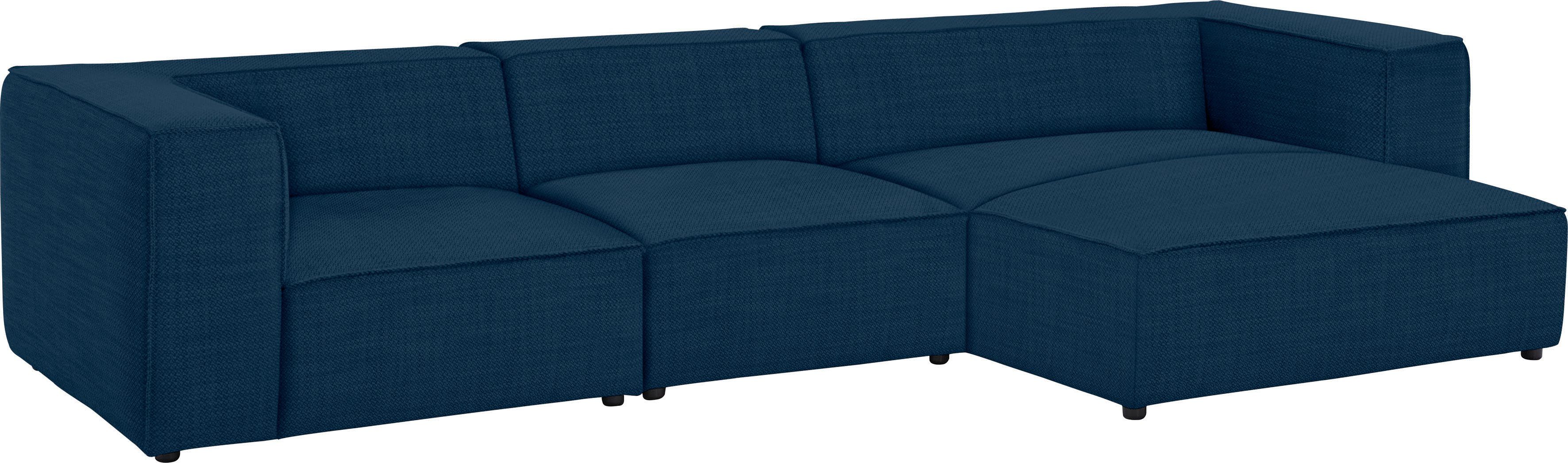 cm Biese, Federkern, around-the-block, mit W.SCHILLIG 341 Ecksofa mit Breite eleganter