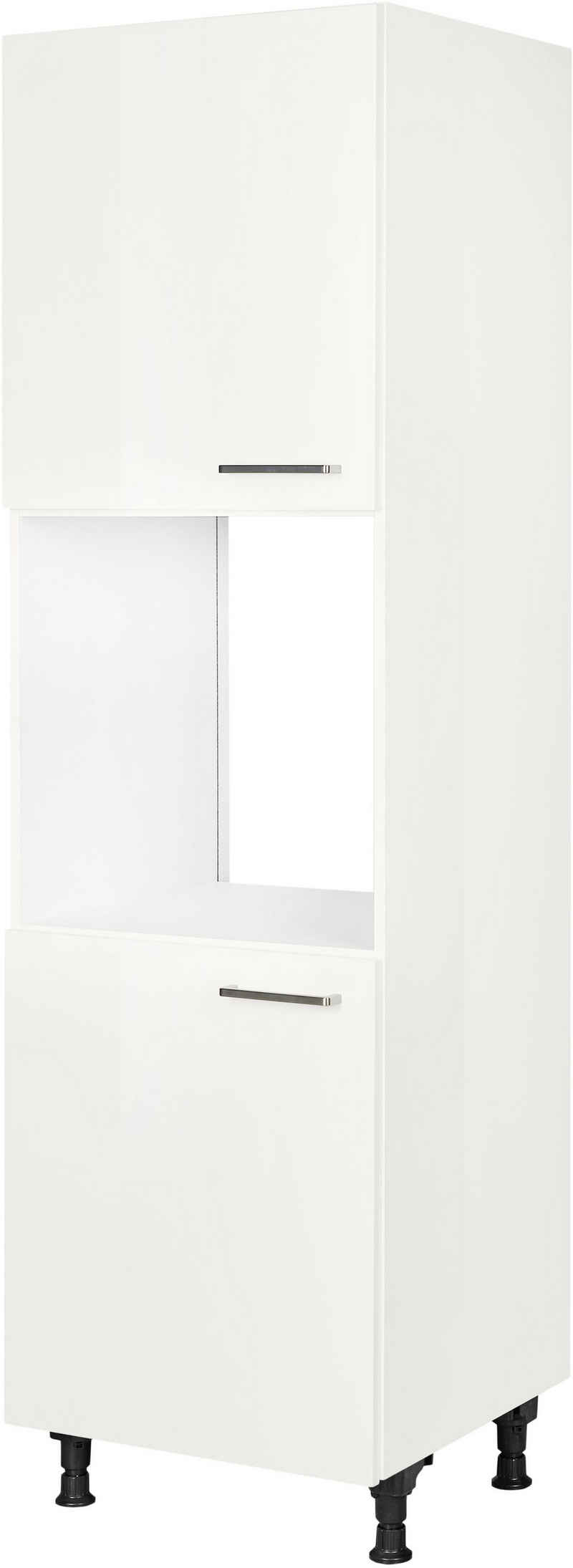 nobilia® Herdumbauschrank "Flash", Ausrichtung wählbar, mit zwei zusätzlichen Türen, vormontiert, Breite/Höhe: 60/167,8 cm