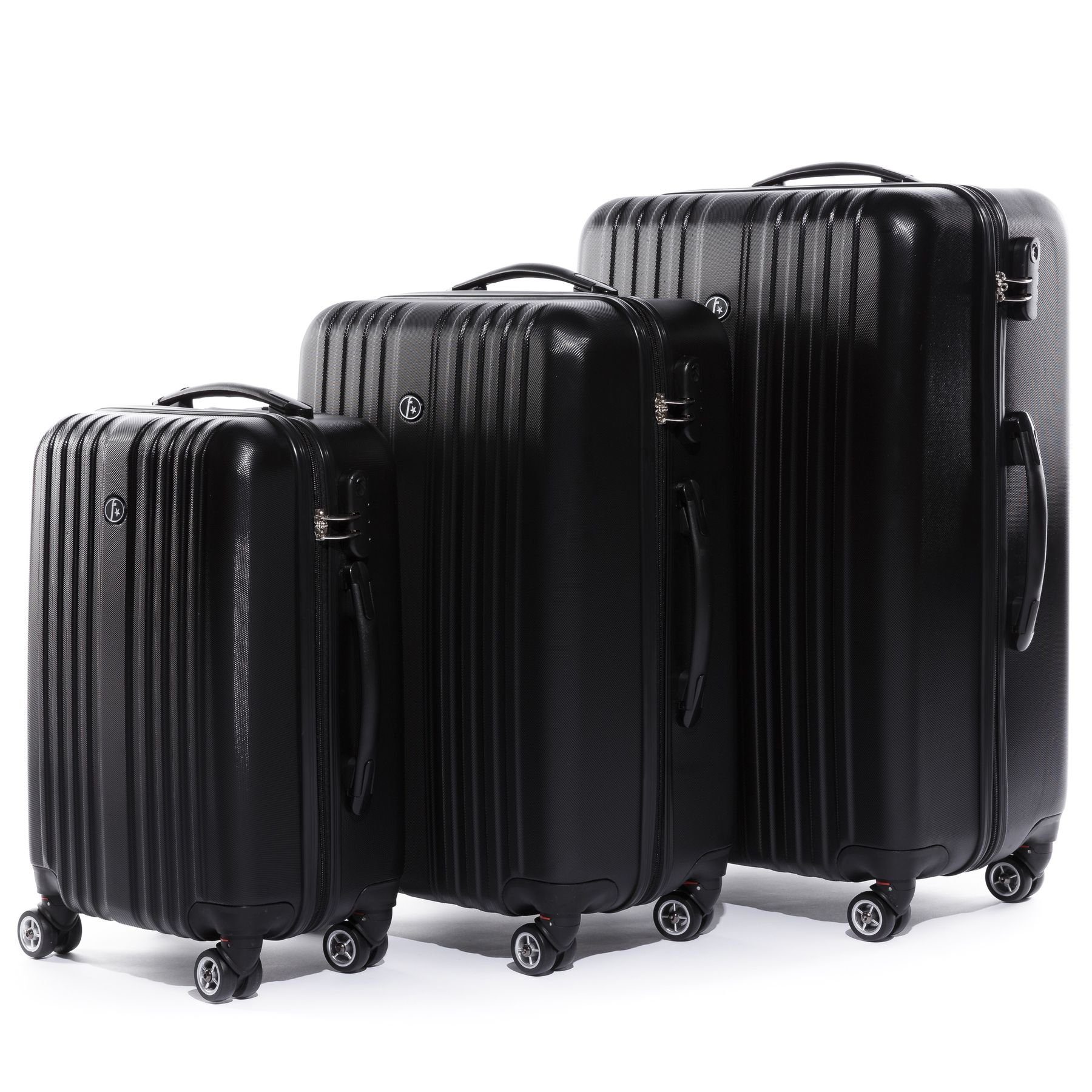 FERGÉ Kofferset 3 teilig Hartschale Rollkoffer 4 Koffer 3er Premium Toulouse, Trolley Reisekoffer Rollen, Set