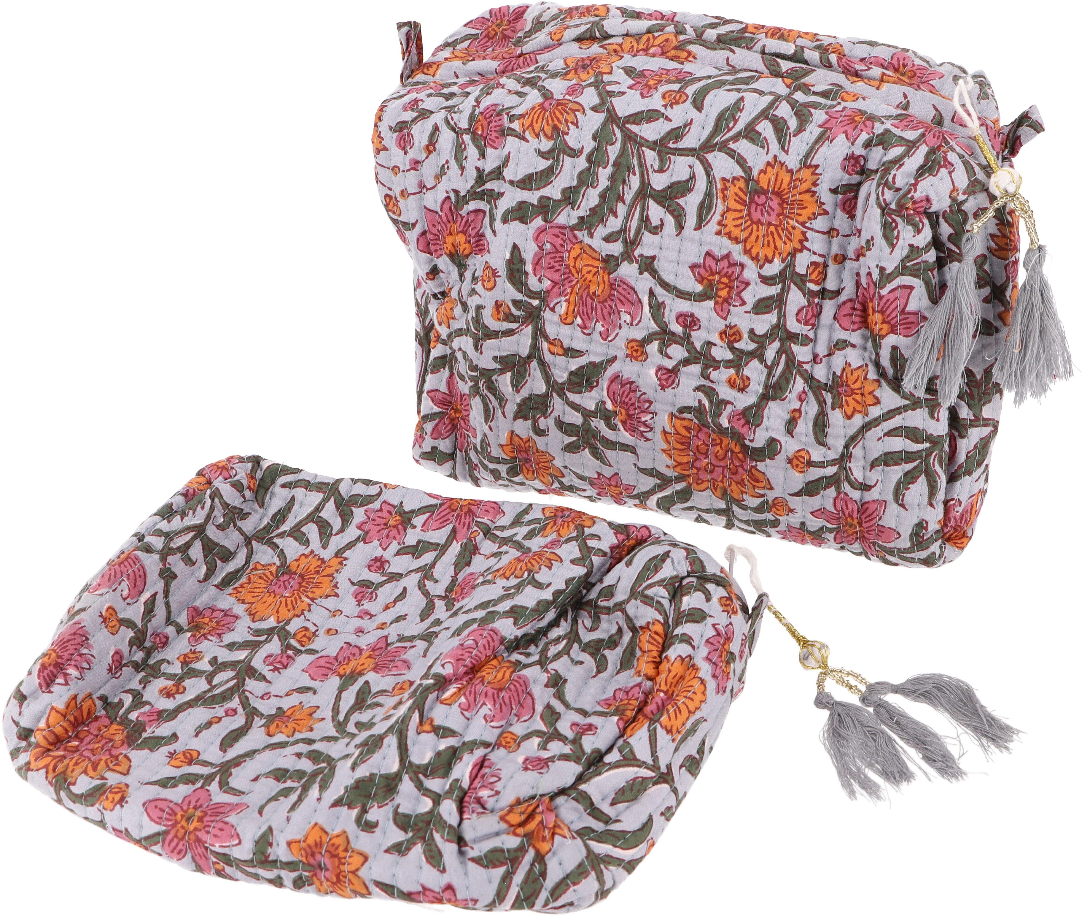 Guru-Shop Aufbewahrungstasche Boho Kosmetiktaschen Set, Waschtasche,..