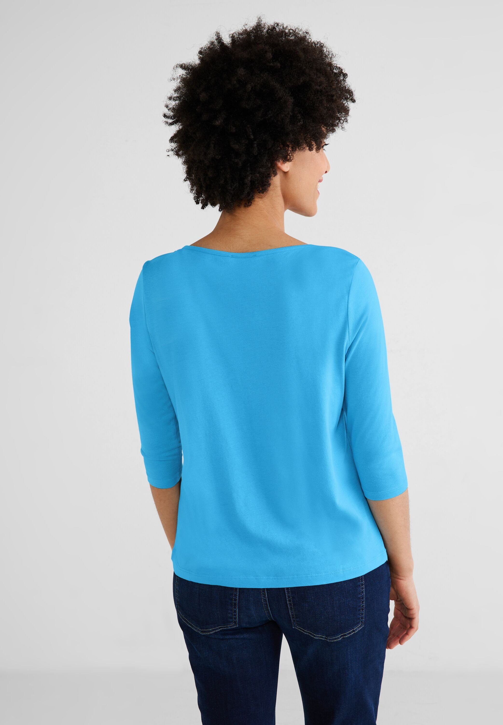 Ärmeln STREET blue 3/4 mit 3/4-Arm-Shirt splash ONE