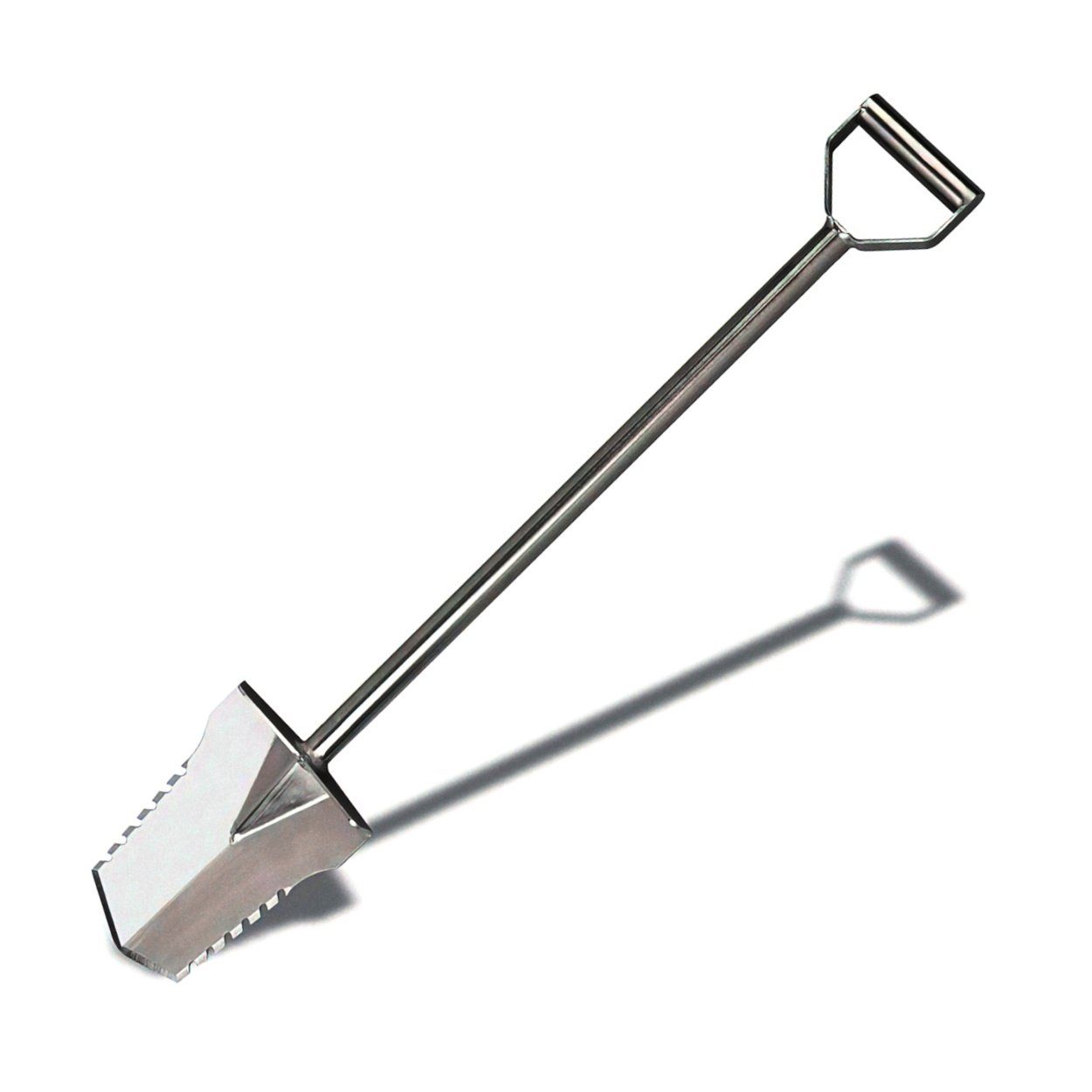Raptor Spaten aus Edelstahl 700mm, (1-St), Beidseitig gezackt