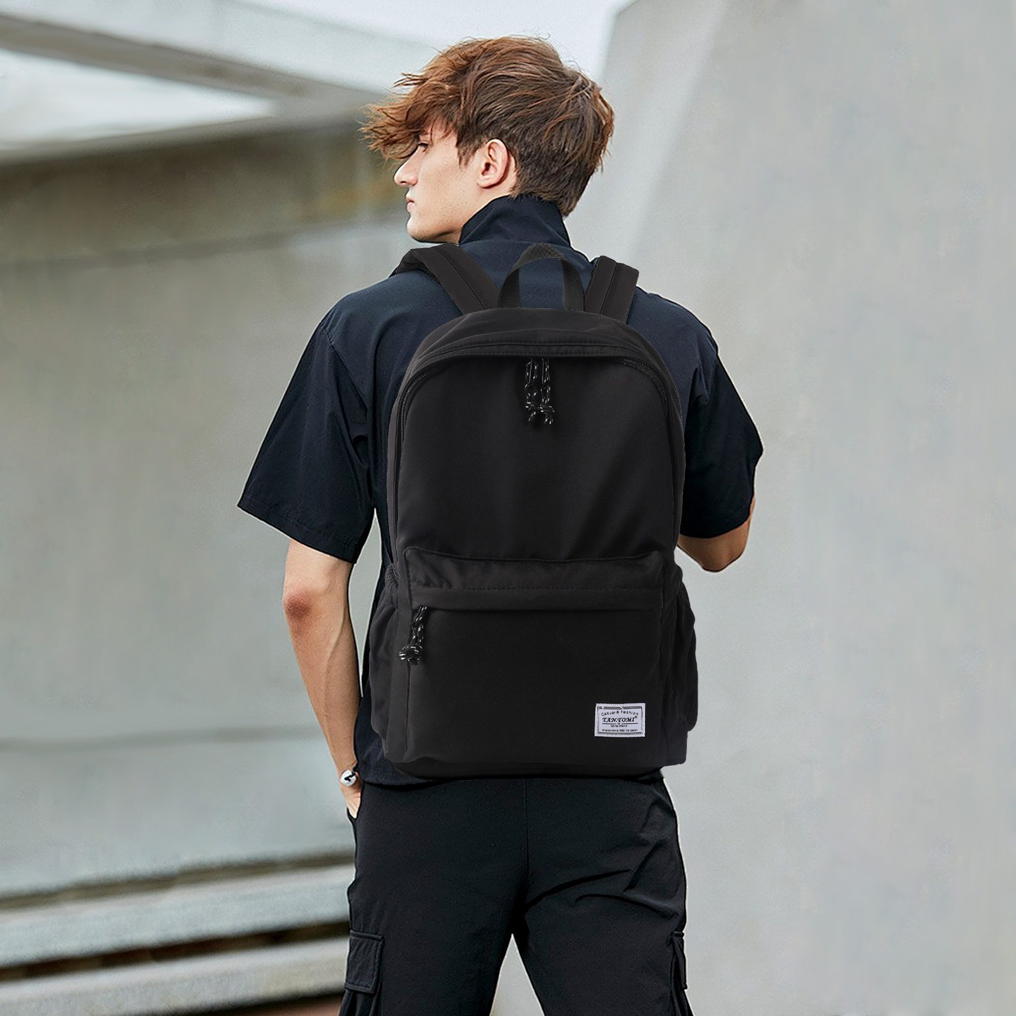 TAN.TOMI Freizeitrucksack Rucksack Laptop College City Rucksack-Rucksack Laptop Fach, Für Pendeln Reise Campus Sport Rucksäcke, tasche mit viel Stauraum