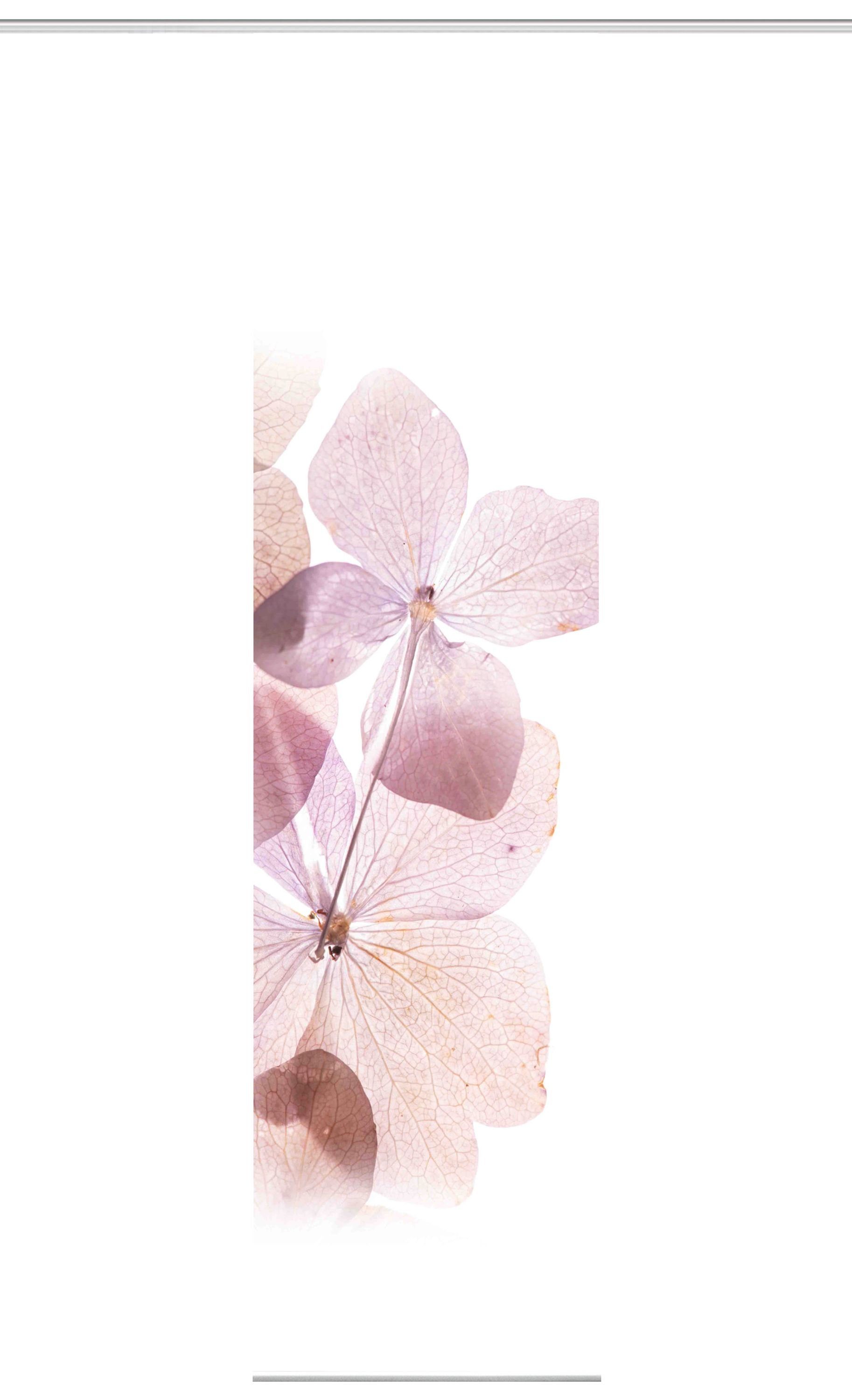 HOME WOHNIDEEN Schiebegardine Schiebewand BONITA Leinenstruktur Digitaldruc günstig online kaufen