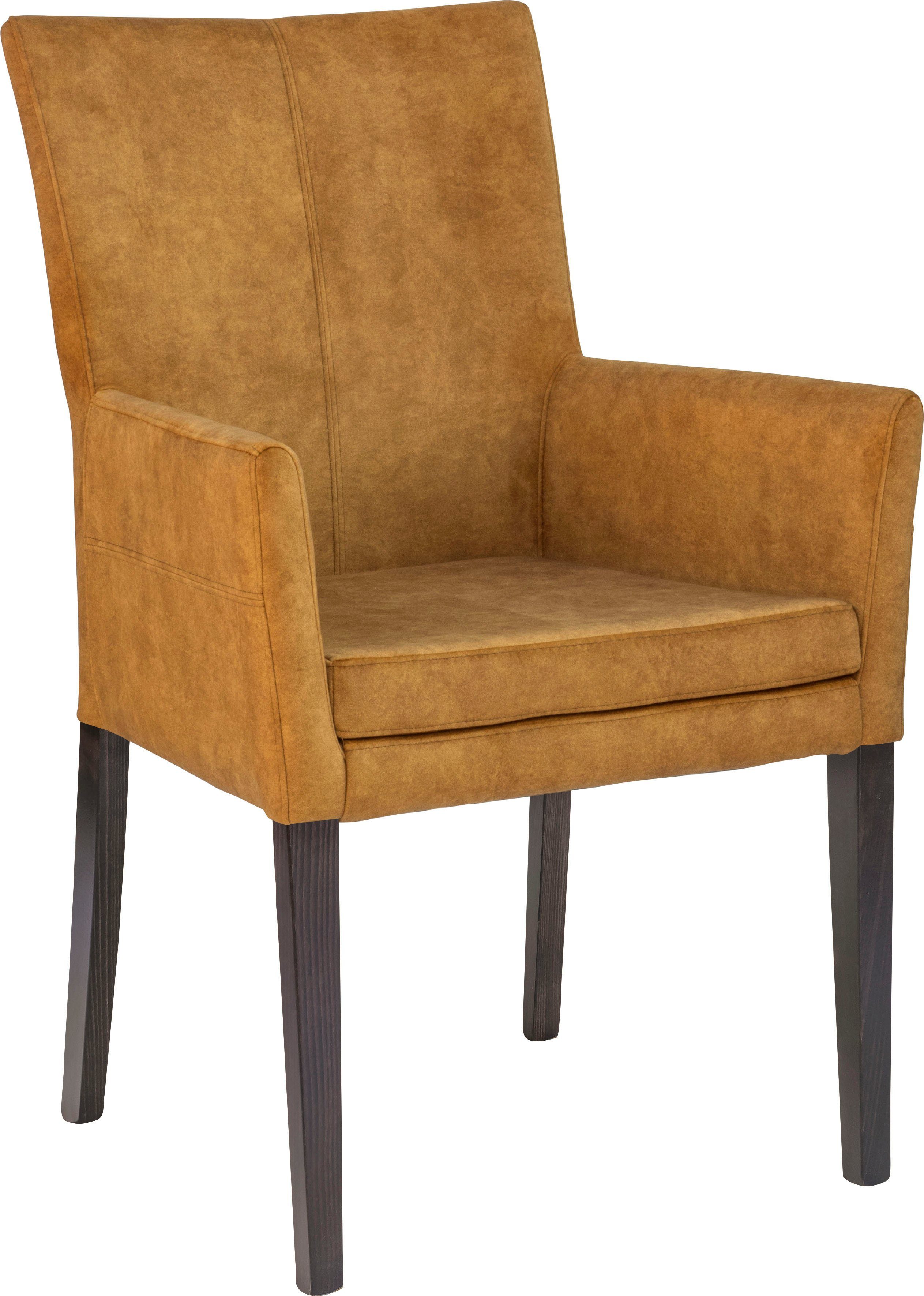 Home affaire Armlehnstuhl Aspen, Beine aus günstig online kaufen