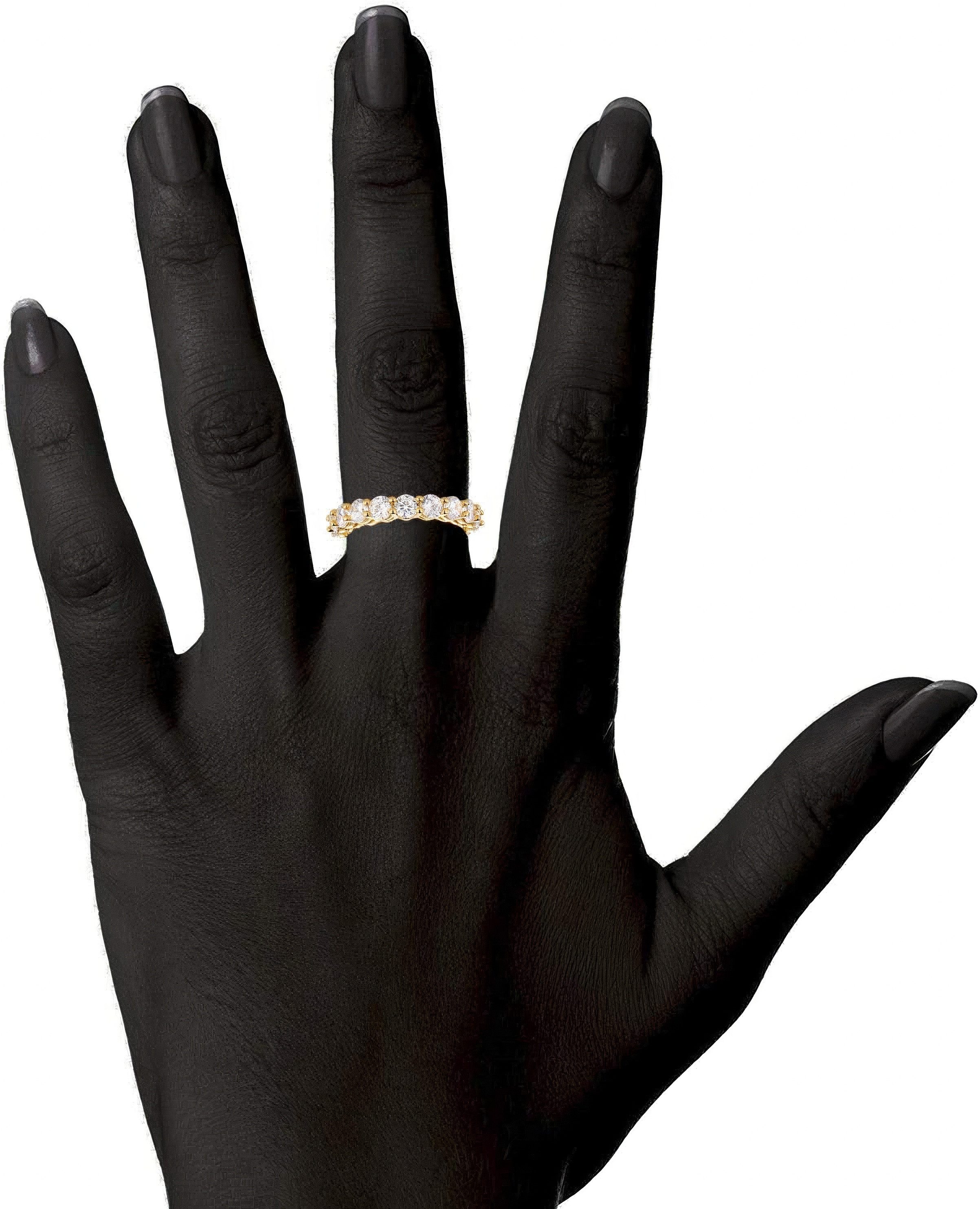 Jumpeak Diamantring Damenring, Labor kultivierte Diamanten, Verlobungsring, günstig online kaufen