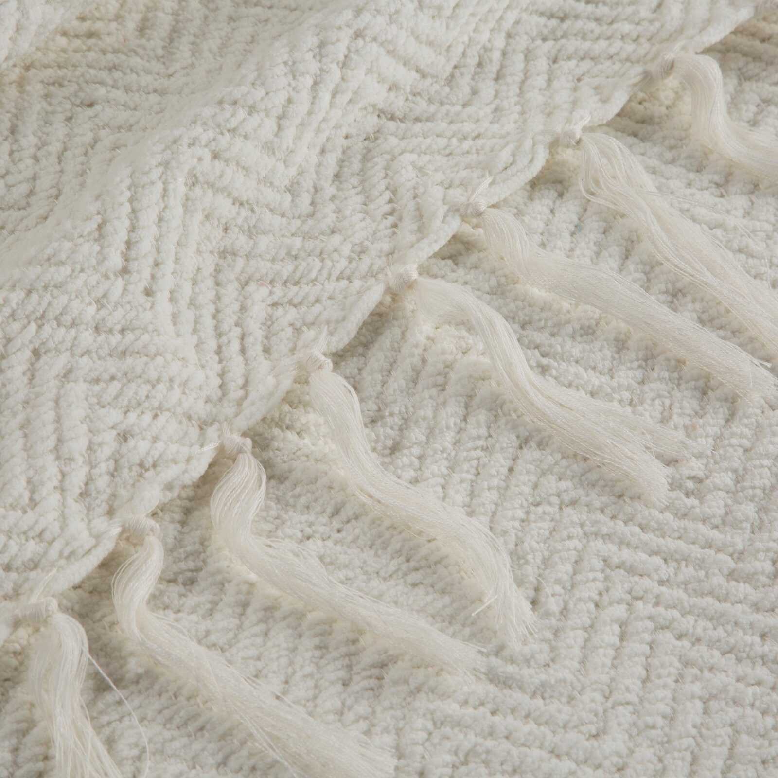 Wohndecke BOHO weiß creme beige rosa günstig online kaufen