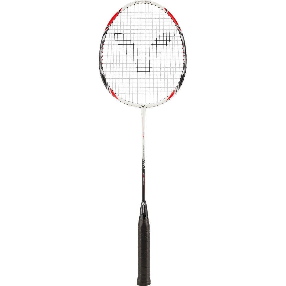 VICTOR Badmintonschläger ST1680 ITJ Stahl (115g, One-Peace-Optic) weiss - besaitet
