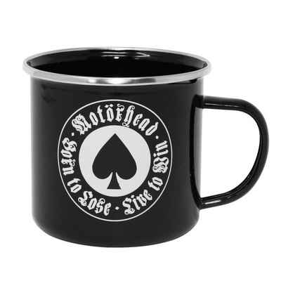 Klangundkleid Tasse »Motörhead Tasse BORN TO LOSE Emaille Kaffeebecher«