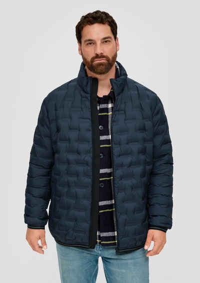 s.Oliver Outdoorjacke Jacke mit Reißverschlusstaschen Applikation