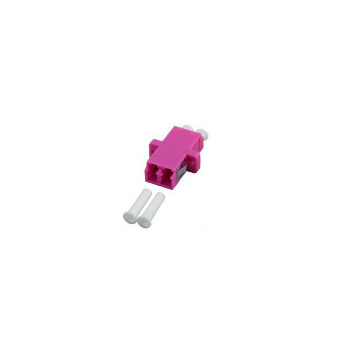 Danicom Multimode Kupplung LC-LC duplex lila Glasfaserkabel