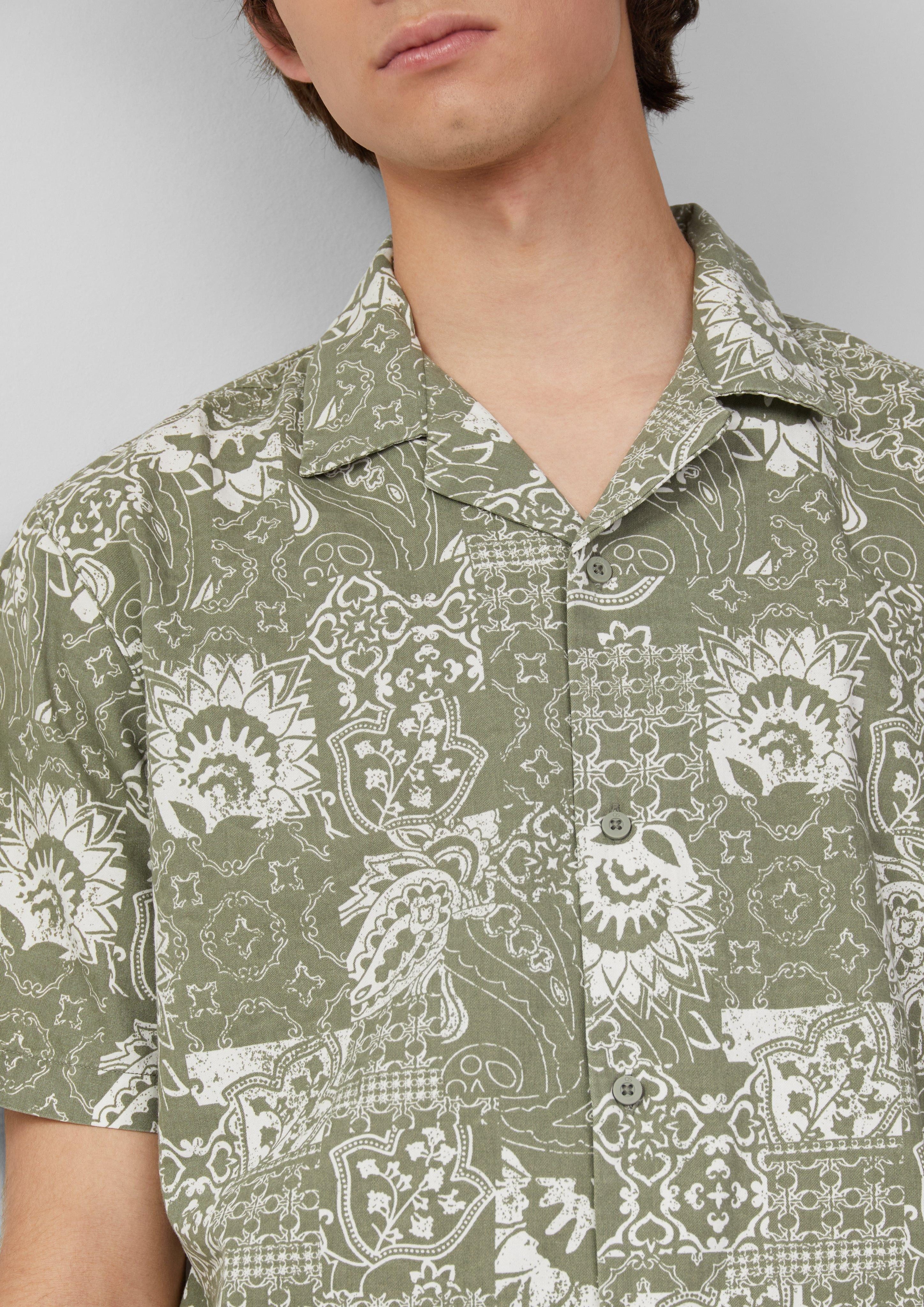 QS Kurzarmhemd Resort Fit: Baumwollhemd mit günstig online kaufen