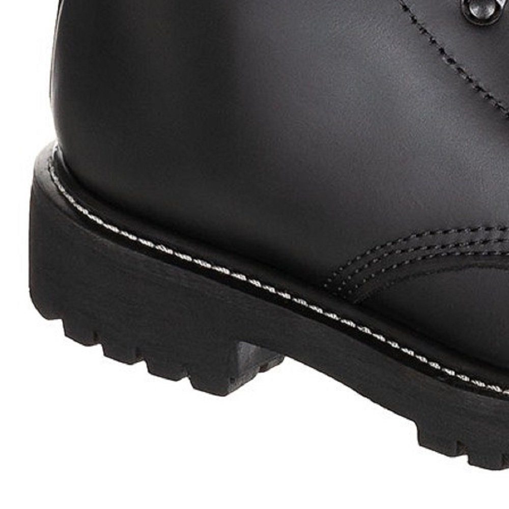 MFH Kampfstiefel,schwarz,Volleder, gute Ausführung, Lederfutter - 46 Stiefel