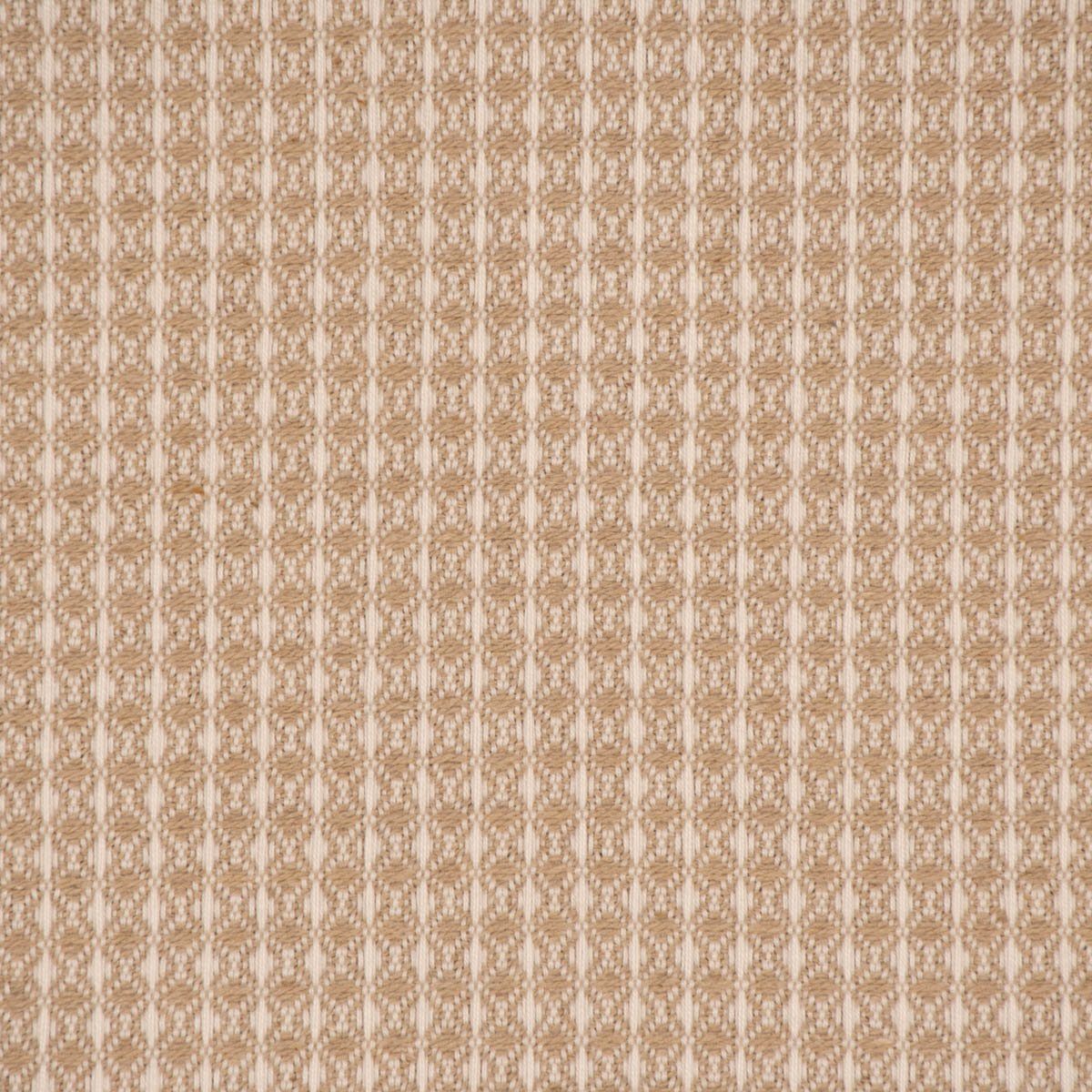 Stoff Dekostoff Waffelrelief Kästchenstruktur Honeycomb beige 1,30m Breite