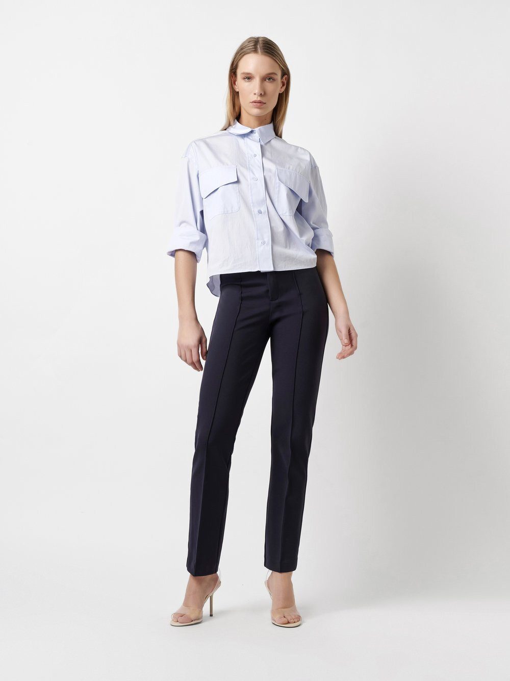 ROSNER Stretch-Hose Alisa_296 mit eleganten Biesen günstig online kaufen