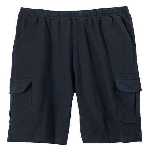 ADAMO Cargoshorts Übergrößen Sweat-Cargoshorts navy Adamo