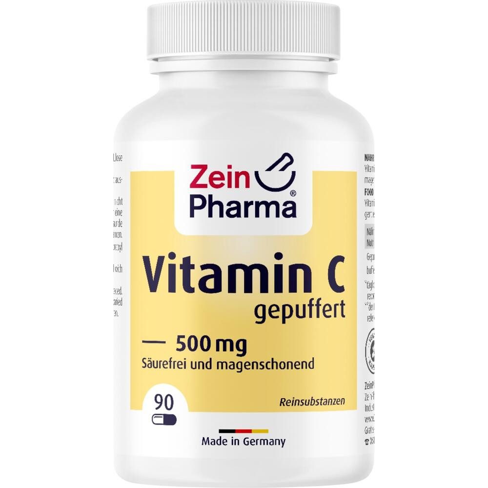 Zein Pharma - Germany GmbH VITAMIN C GEPUFFERT Kapseln Kapseln, 90 St.