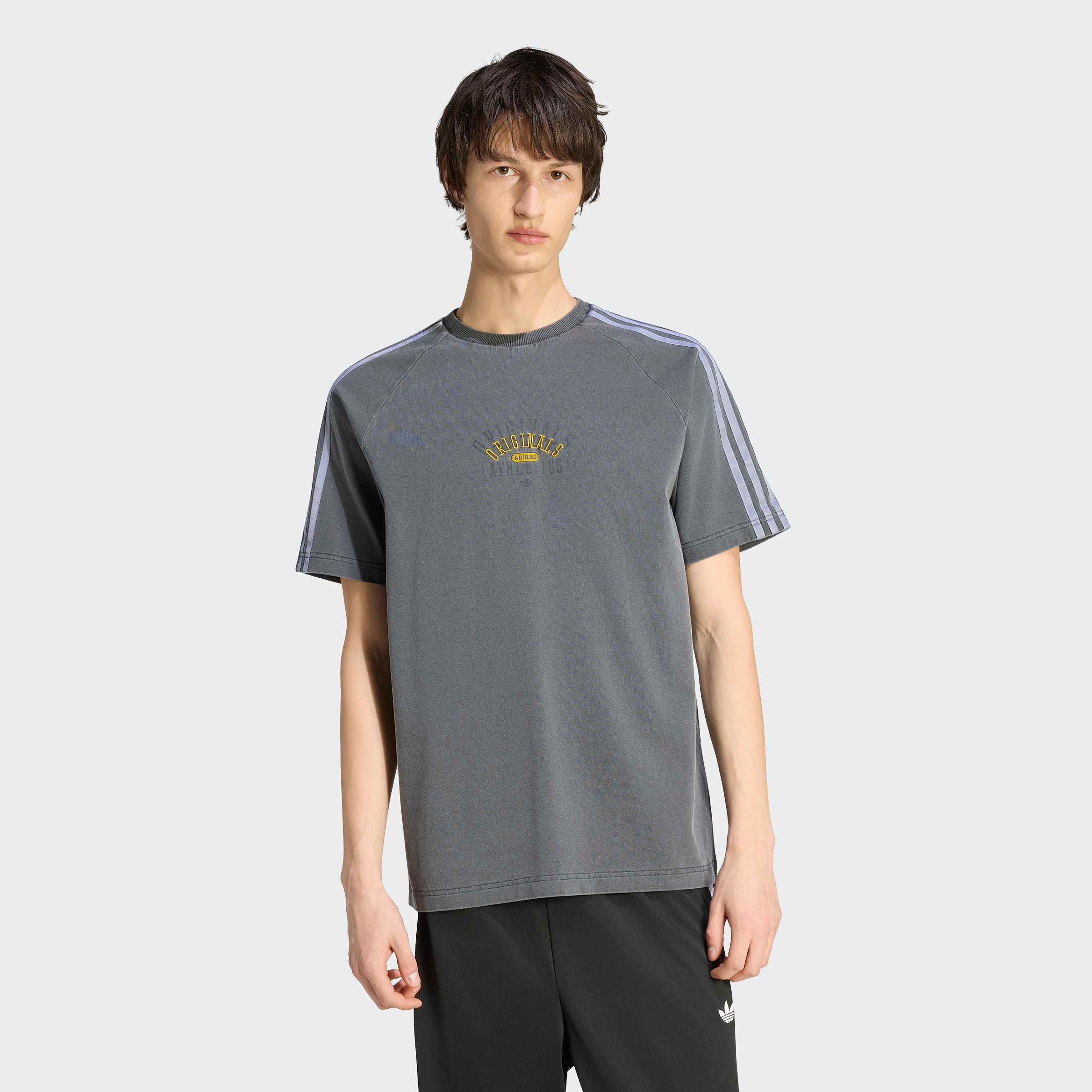 adidas Originals T-Shirt ADIDAS ORIGINALS RINGER, MIT VERWASCHENER GRAFIK