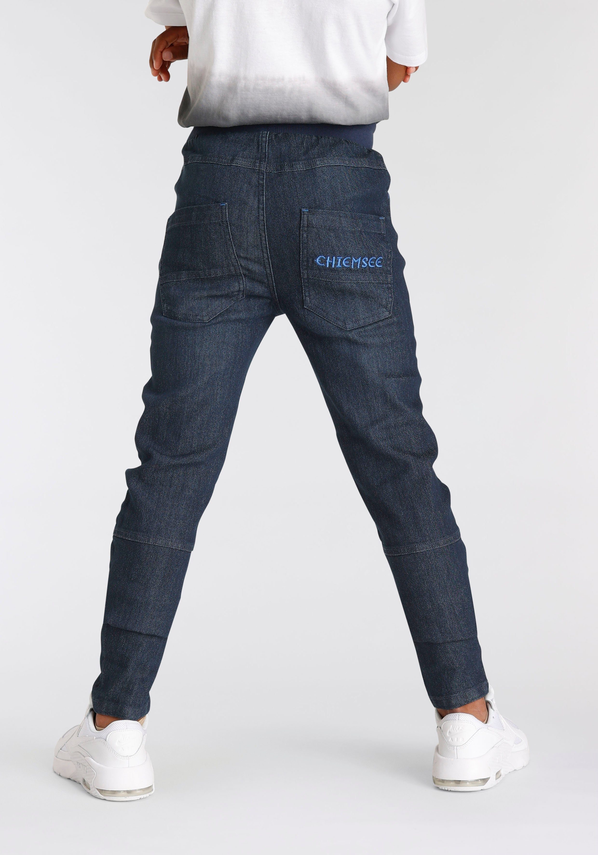 Chiemsee Schlupfjeans, Stretch-Jeans für Jungen schmale Beinform, Used-Waschung, niedrige Leibhöhe