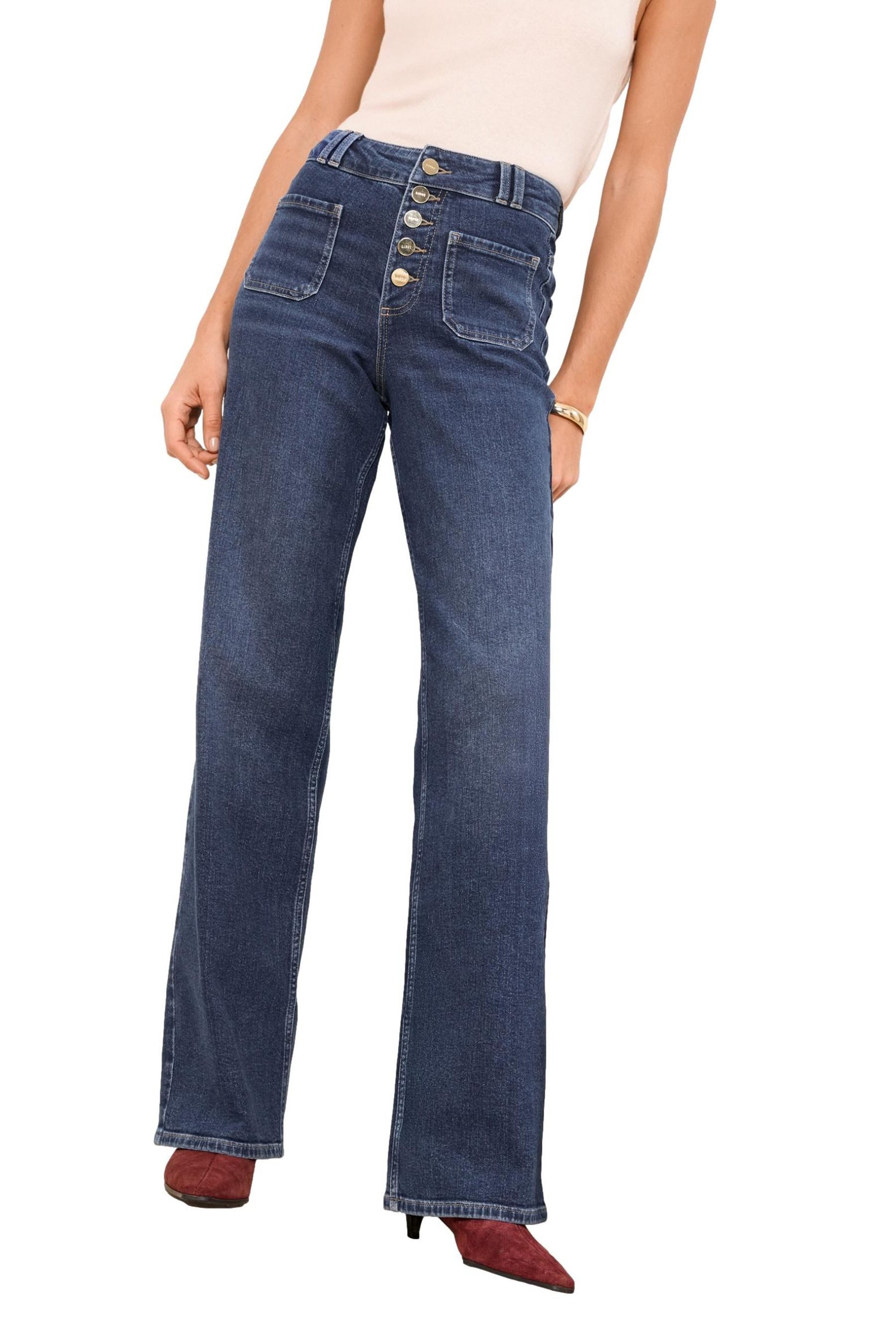 LIPSY Taillenjeans Lipsy Jeans mit aufgesetzter Tasche, Regular (1-tlg)