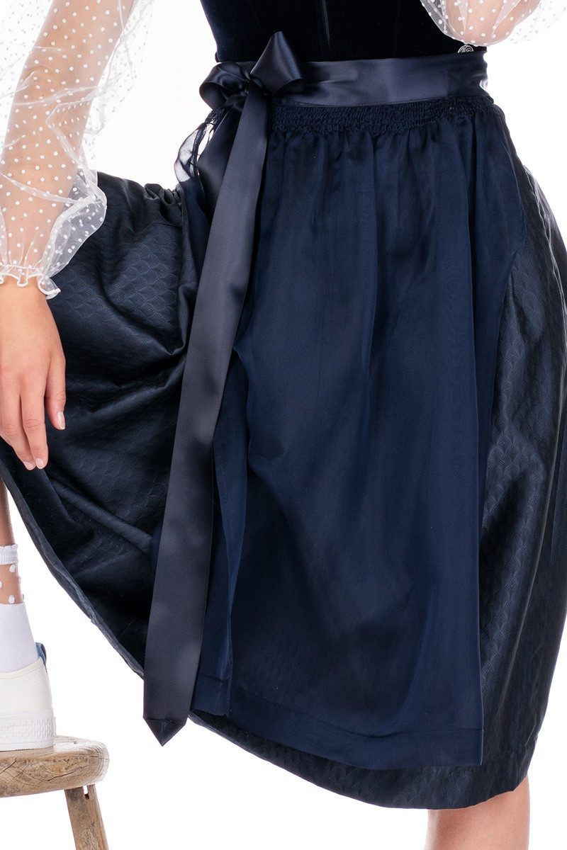 MarJo Dirndl Samt Dirndl 2tlg. - BIDINGEN - nachtblau