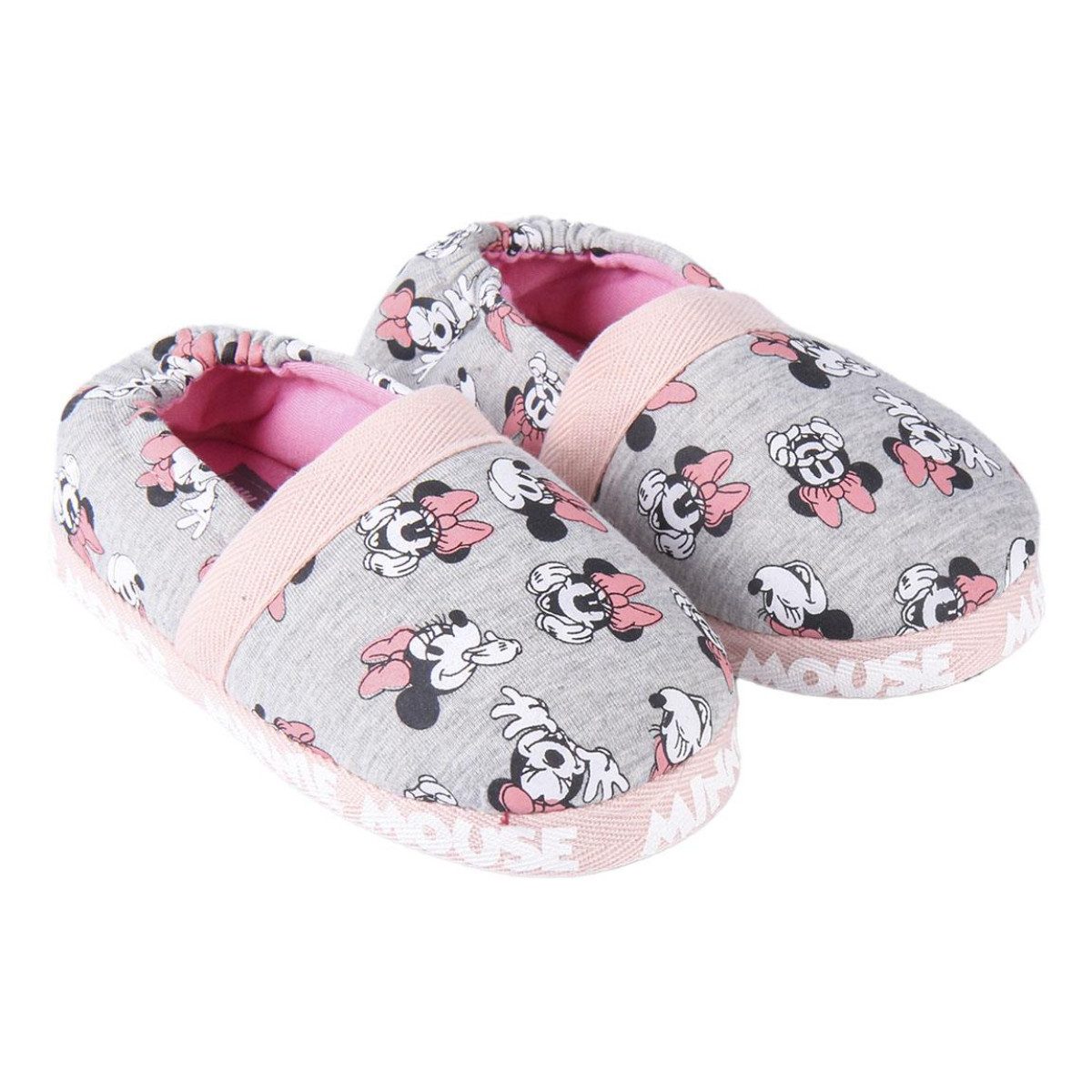 Cerda Disney Minnie Damen Pantoffeln offen, gemütliche Hauslatschen, Indoor Hausschuh
