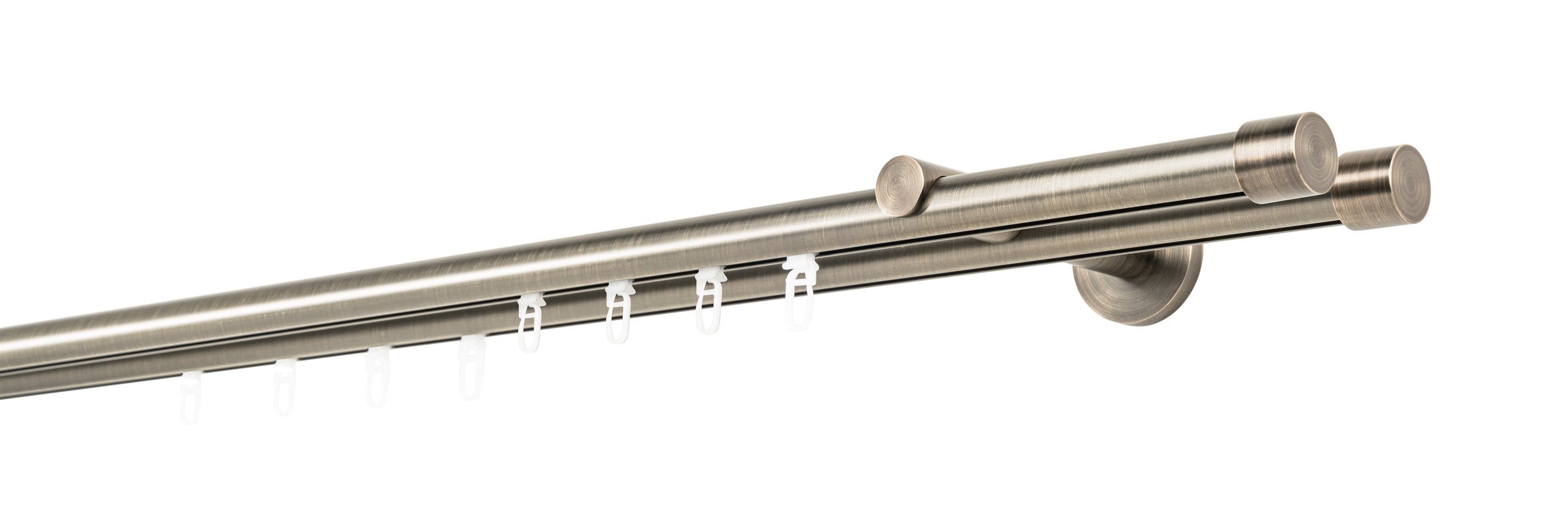 ondeco Gardinenstange Profil Wandabstand 12cm Kappe, günstig online kaufen