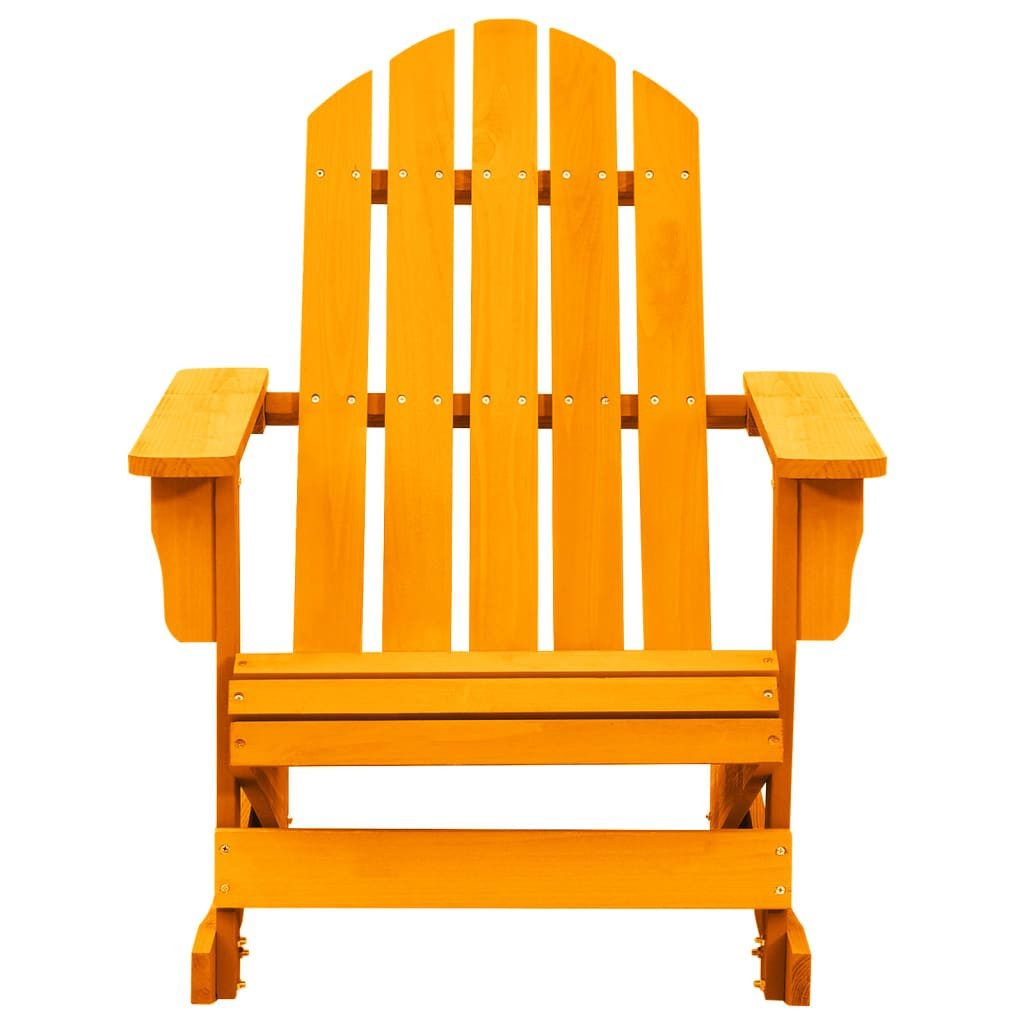 vidaXL Gartenstuhl Adirondack-Schaukelstuhl Massivholz Tanne Orange günstig online kaufen
