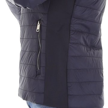 Ital-Design Steppjacke Damen Freizeit (82066488) Leicht gefüttert Übergangsjack in Dunkelblau